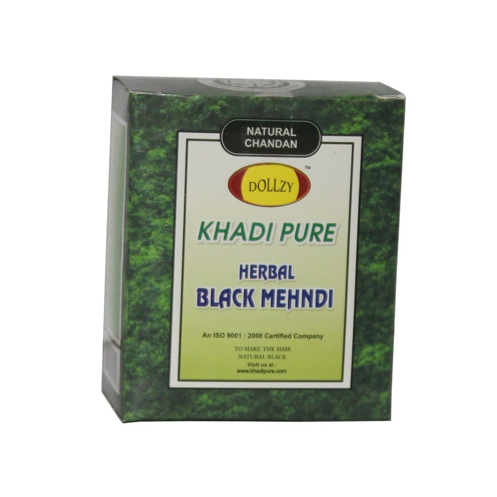 Khadi Pure Herbal Black Mehndi, 80 ml