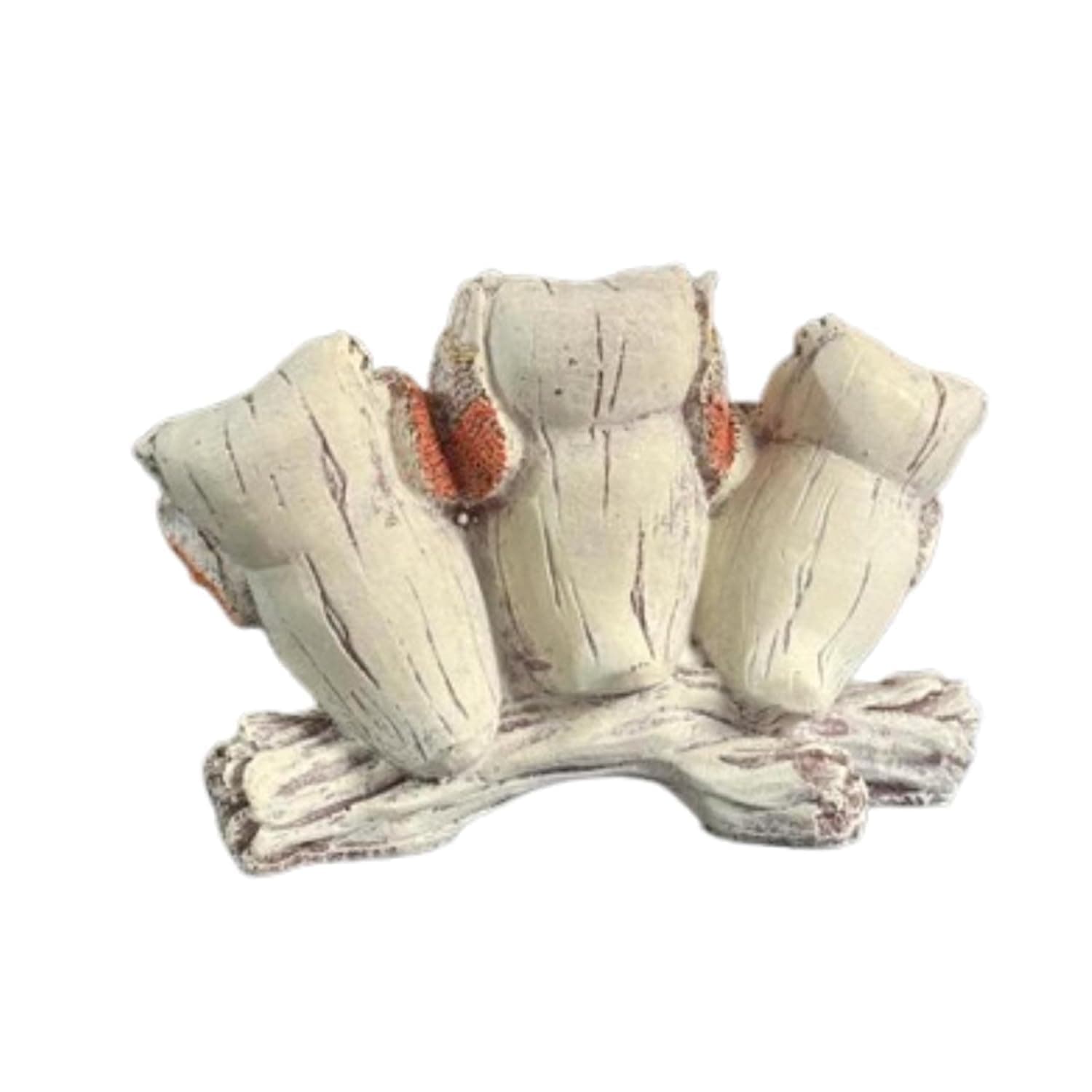 Owl Statue for Good Luck & Wisdom | Antique Multicolour Owl Showpiece for Home Decor & Office Desk | Feng Shui Vastu Lucky Owl Idol | Decorative Figurine Gift