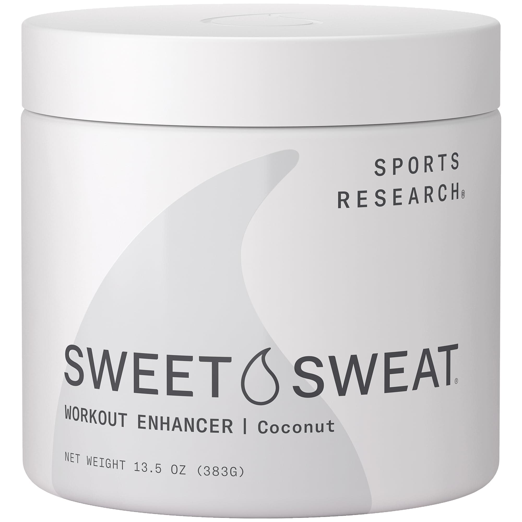 Sports Research, Sweet Sweat Workout Enhancer, Coconut, 13.5 oz (383 g) SRE-01005