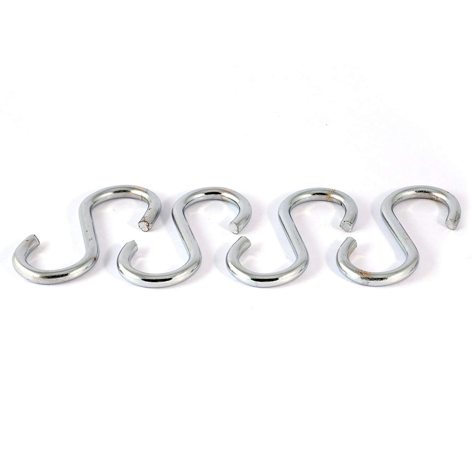 Vrct Pack of 24 Pcs S-Hook Hanger for Clothes, Curtain Hanger - 24 Pcs Set (1 Key Chain Free)
