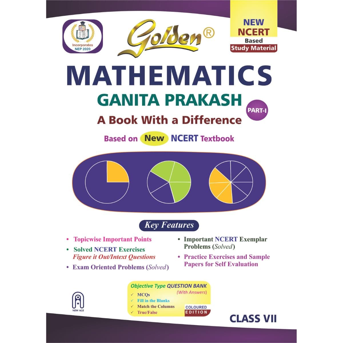 Golden Mathematics Study Material Based on NEW NCERT Ganita Prakash For Class 7 | For CBSE 2026 Exams | Summary | Solved NCERT Textual Questions | ... Question Bank | MCQs | Practice Exercises