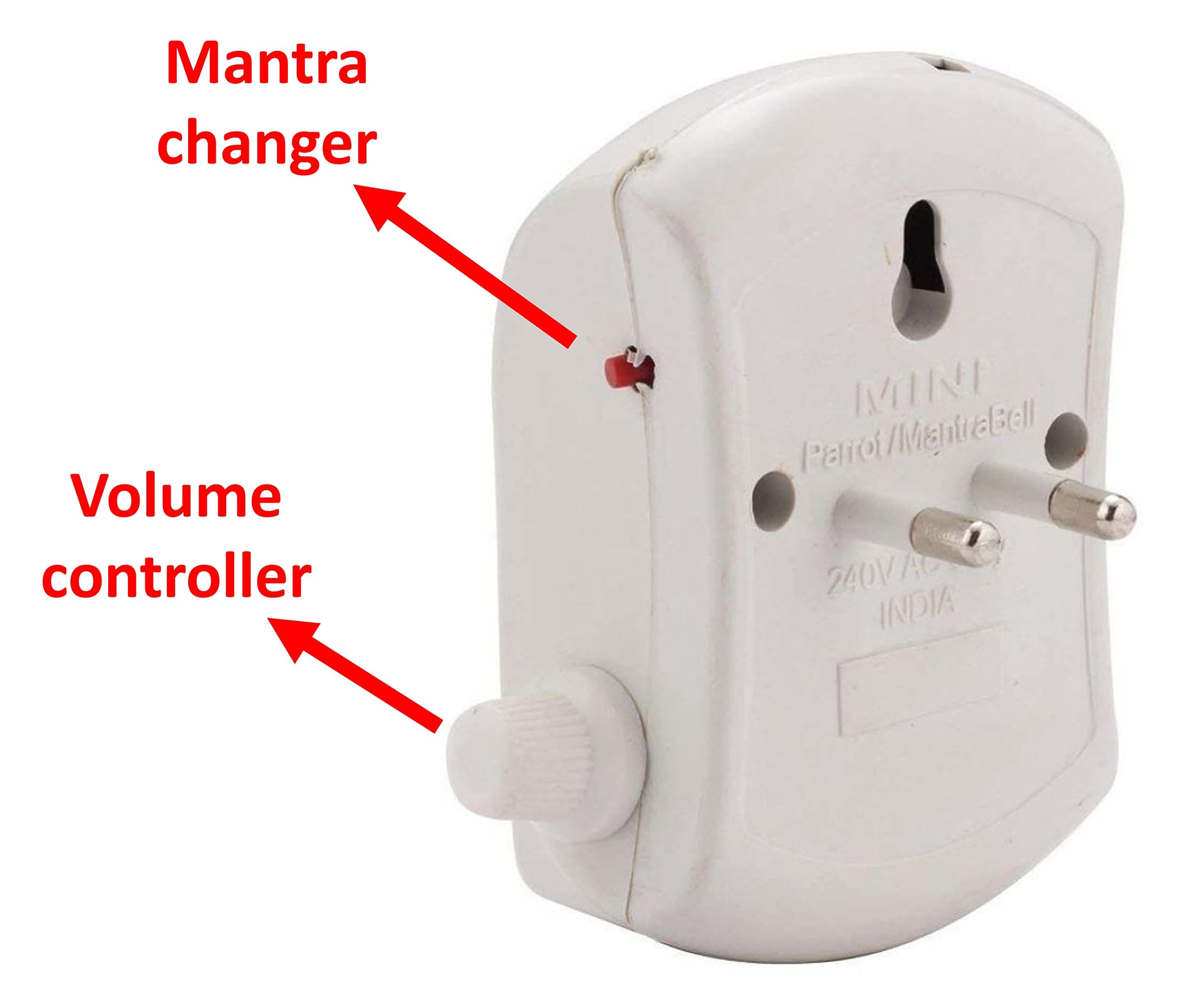 BRIJ HAAT Plastic Radha Mantra Chanting Machine Box, Akhand Jaap, Premanand Ji Maharaj