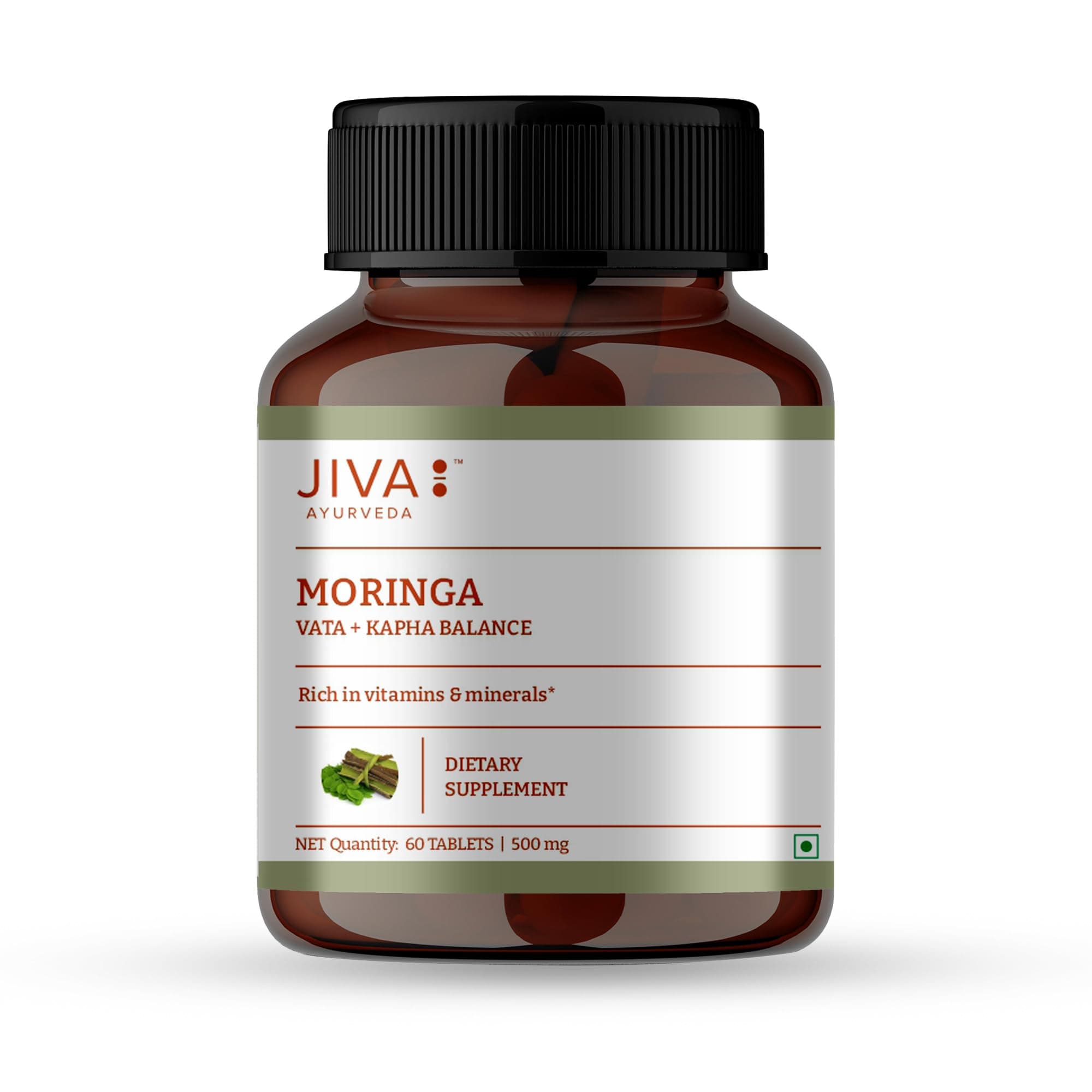 Jiva Moringa Tablets | Boosts Immunity, Energy & Digestion | Supports Heart Health