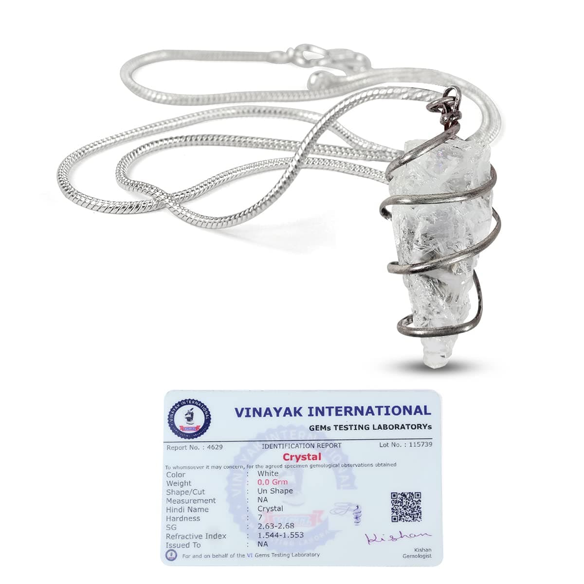 Reiki Crystal Products Unisex Adult Aaa Certified Natural Clear Quartz Pendant Wire Wrapped Crystal Stone Pendant Locket With Metal Chain For Reiki Healing Crystal Stones For Unisex (Color : Clear)