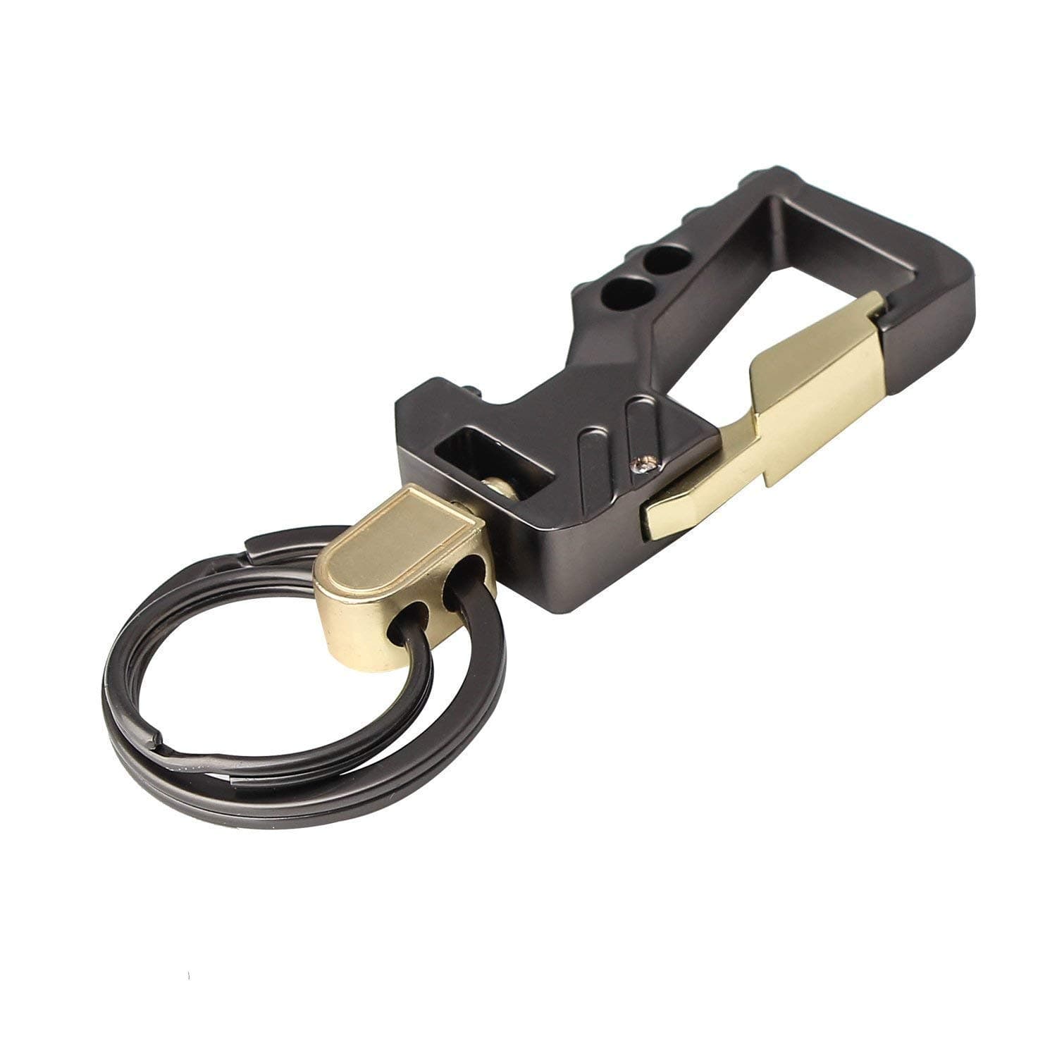 MorningVale Antique Metal Keychain for Men Stylish Or Girl Key Ring Hook Keychain Holder for Bikes Car Keychains (Gray Pzmo)