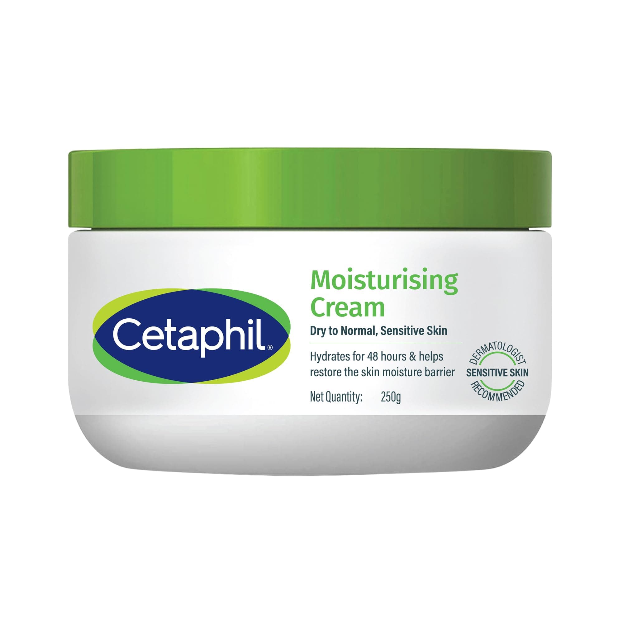 Cetaphil Moisturising Cream for Face & Body,Dry to Normal skin, 250 gm, Paraben & Sulphate free, Niacinamide &Vitamin B5