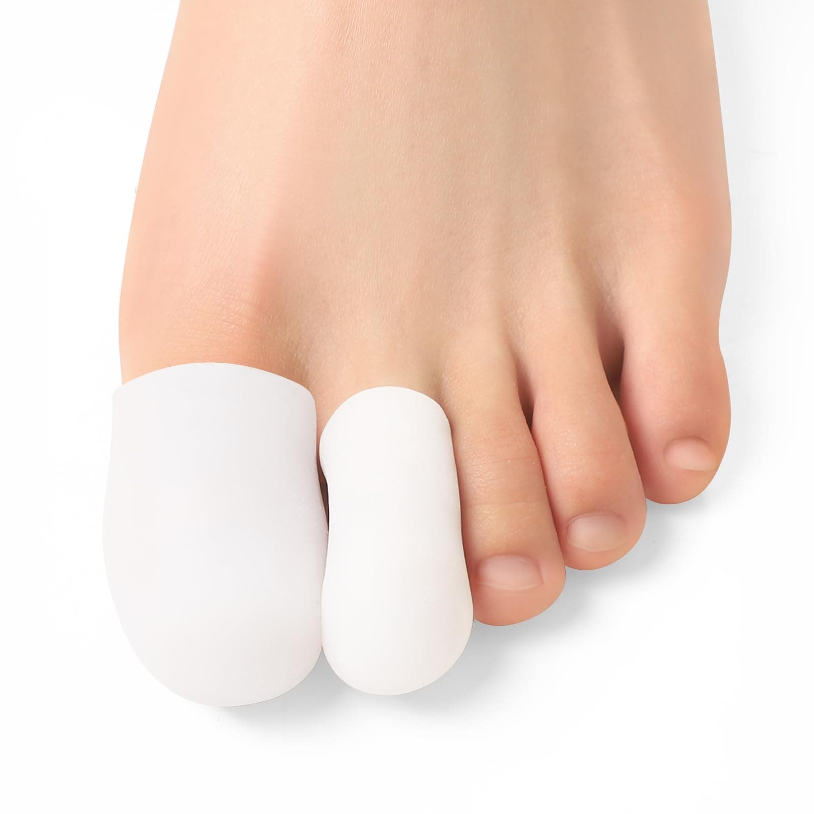 Bukihome 12 PCS Toe Protectors, Silicone Toe Caps to Cushion Toe Blister, Corn, Callus, Great for Running, Walking, Stop Toe Pain