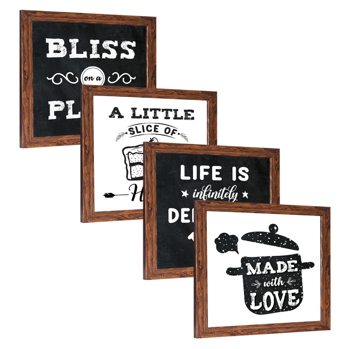 Chaka Chaundh - Framed Posters for Dining Area - Kitchen quotes wall frames for Restaurant, Hostel Mess, Hotel, kitchen, Bakery & Cookery - (13.6 X 10.6)