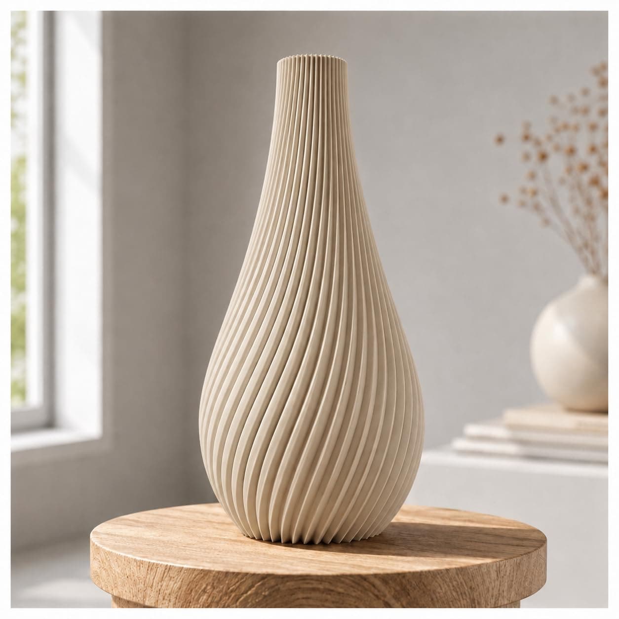 MEGA LAYERS Drop vase,Flower Vase for Home Decor Bedroom Living Room Office Wedding |,Table Decorative Item for Festivals Birthday (Flower Not Included) 20 CM & 24 CM