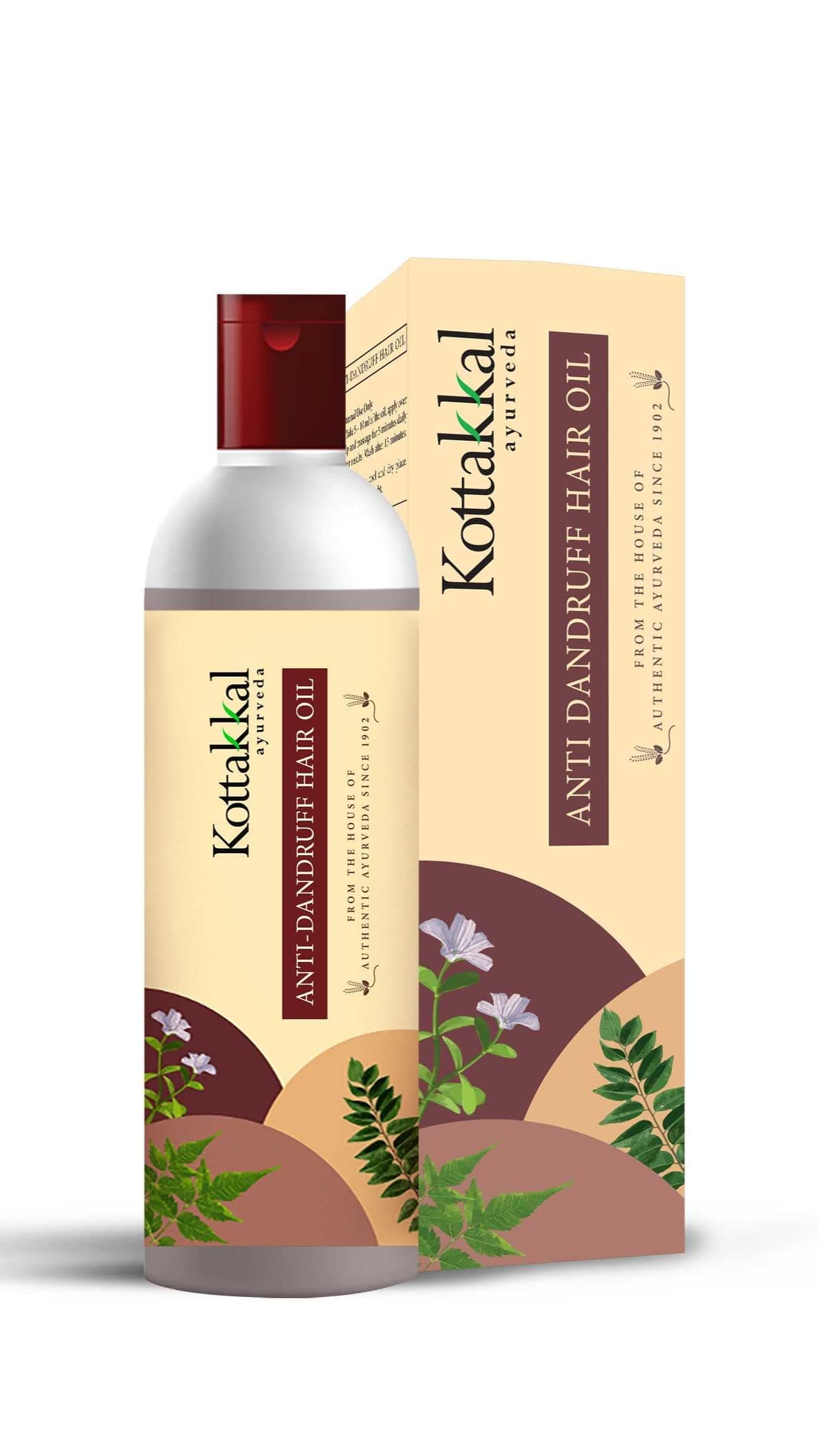 Kottakkal ayurveda® Anti Dandruff Hair Oil | No Artificial Colour & Fragrance | Paraben & Sulphate Free - 150 ml