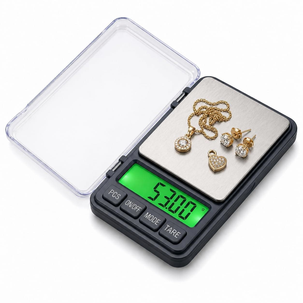 Gripit Digital Gold Weight Machine & Jewellery Weighing Scale (1kg x 0.01g) | Portable Precision Gram Scale for Gold, Silver, Gemstones & Coins | Home & Lab