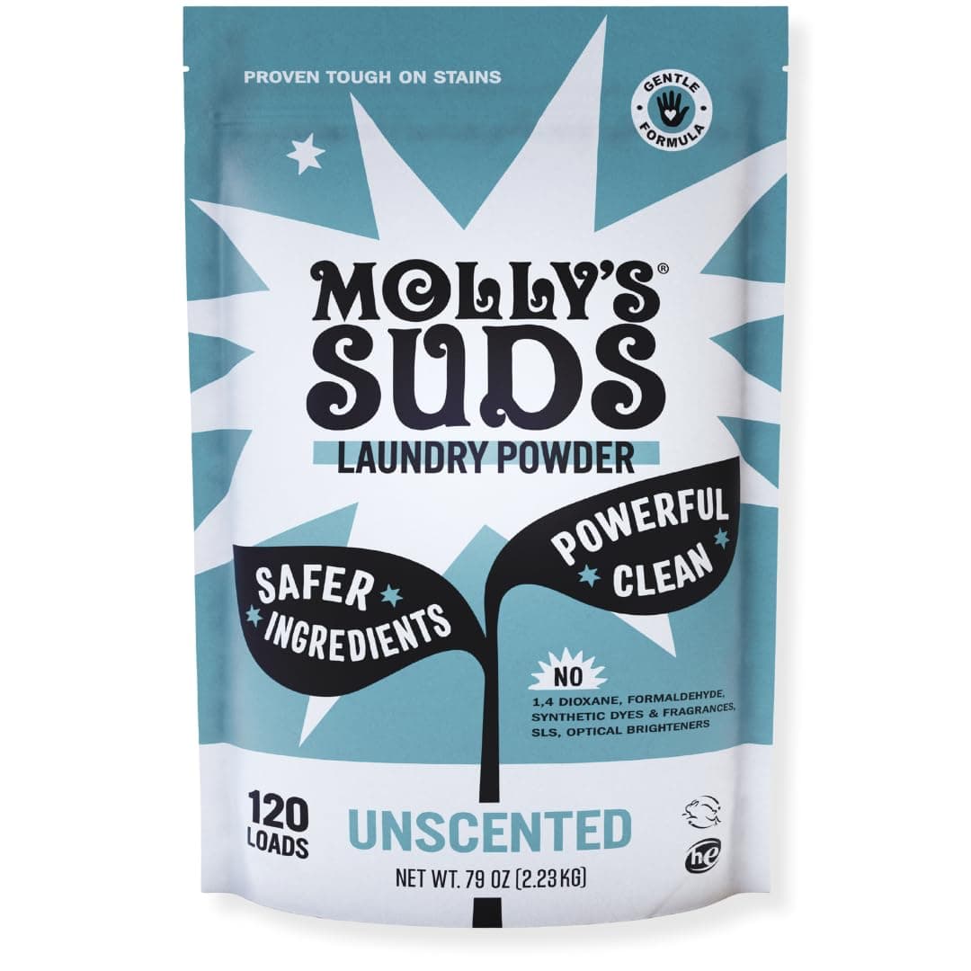 Molly'S Suds - Ultra Concentrated Laundry Powder 120 Loads Unscented 80.25 Oz. 176574