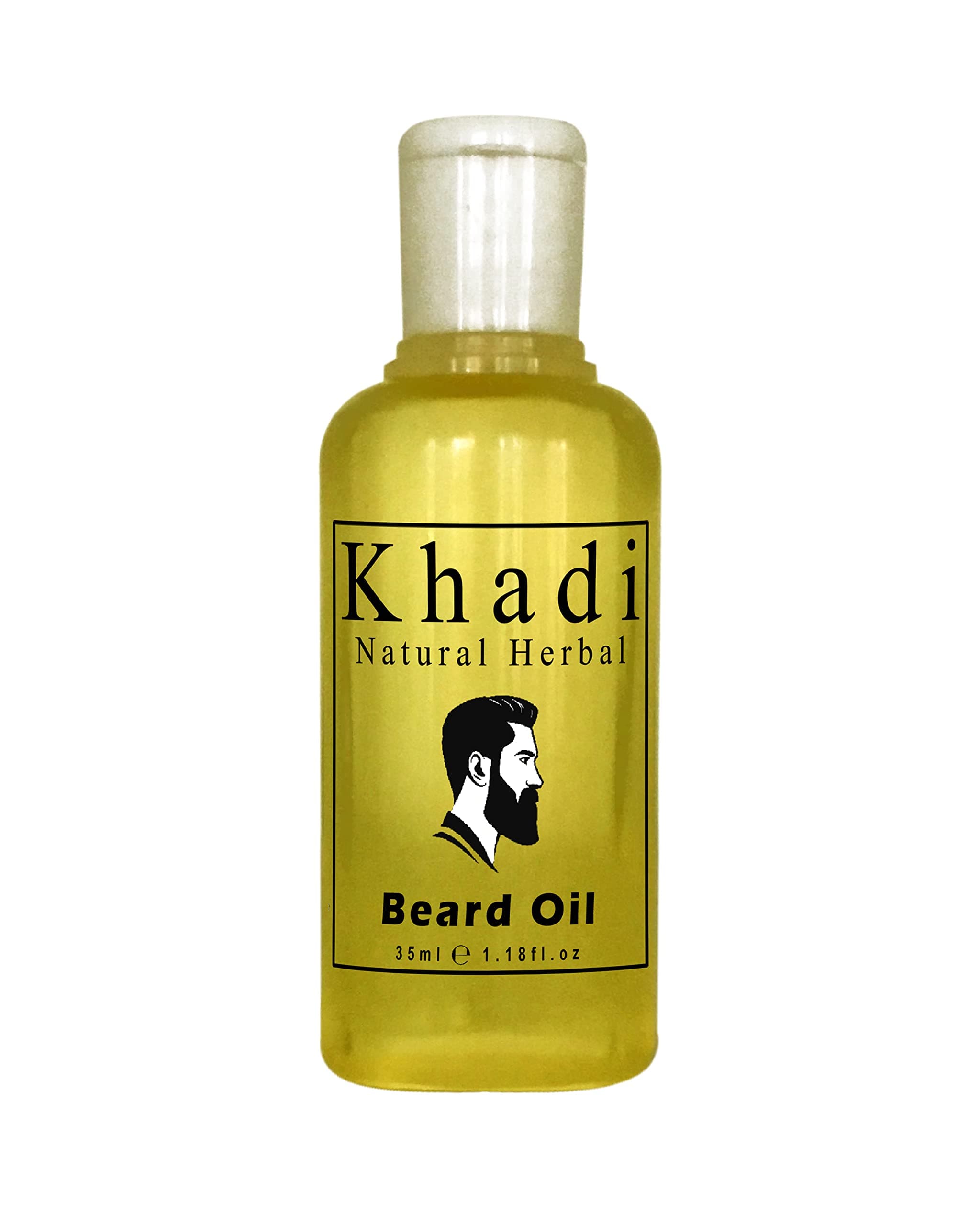 Khadi Natural Herbal Beard Oil For Men For Thicker And Longer Beard With Coconut Olive And Jojoba Oil Stimulates Bear Growth