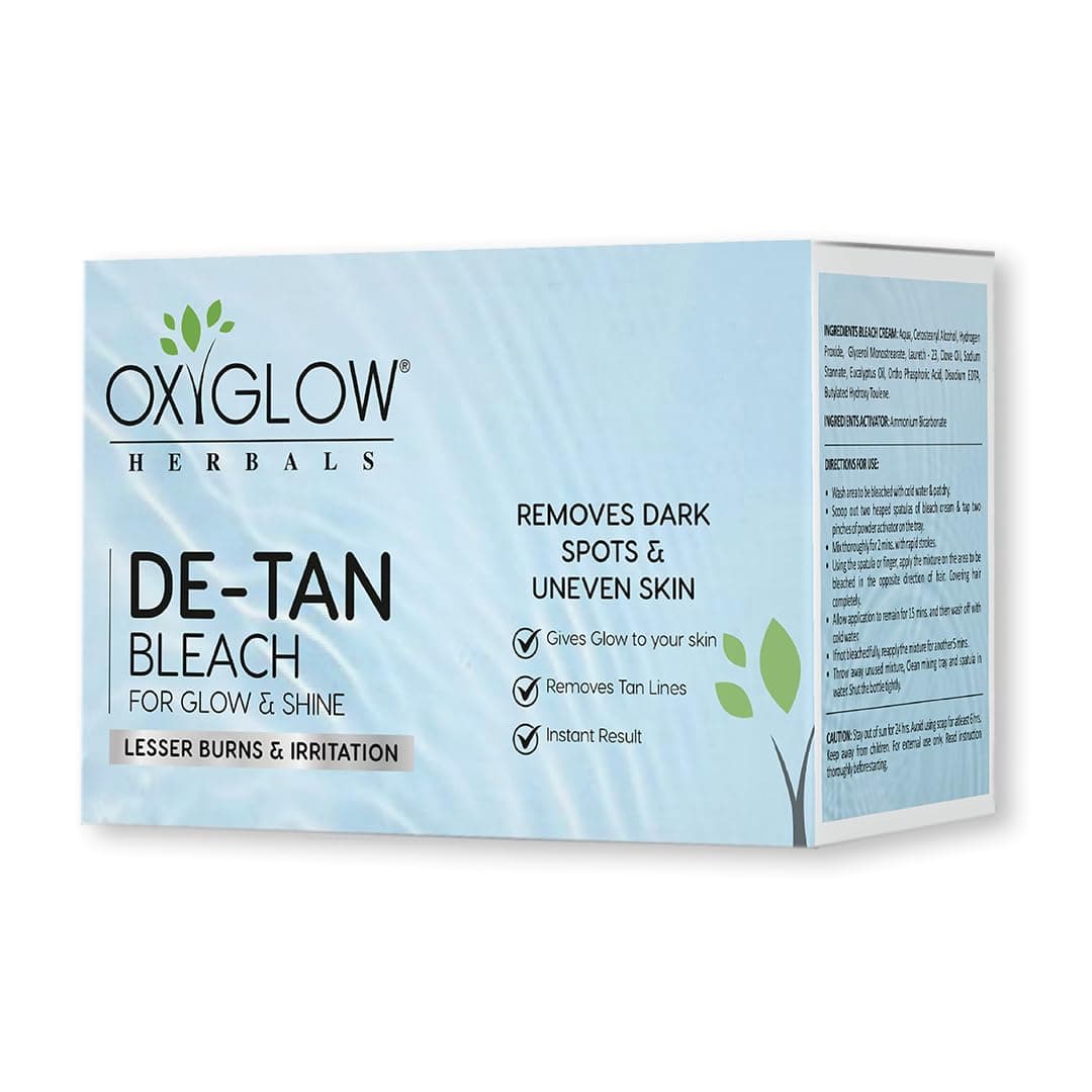 OxyGlow Herbals D-Tan Bleach Cream 300g | Tan Removal & Brightening | Remove Dark Spot & Uneven Skin |For All Skin Type