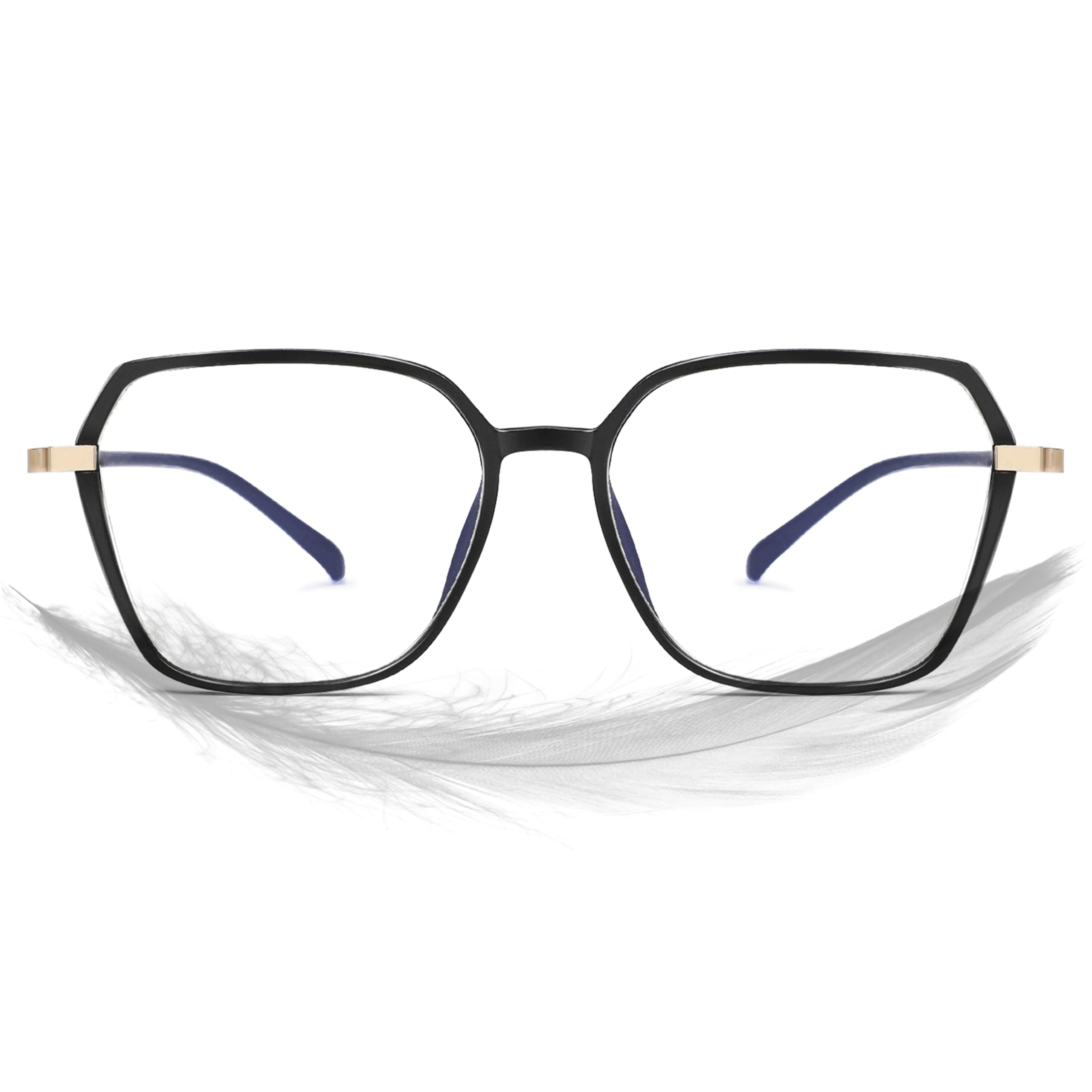 ROCKNIGHT Anti-Eyestrain and Headache Blue Light Blocking Glasses-UV Glare Protection for Computer, Gaming, TV, and Phones