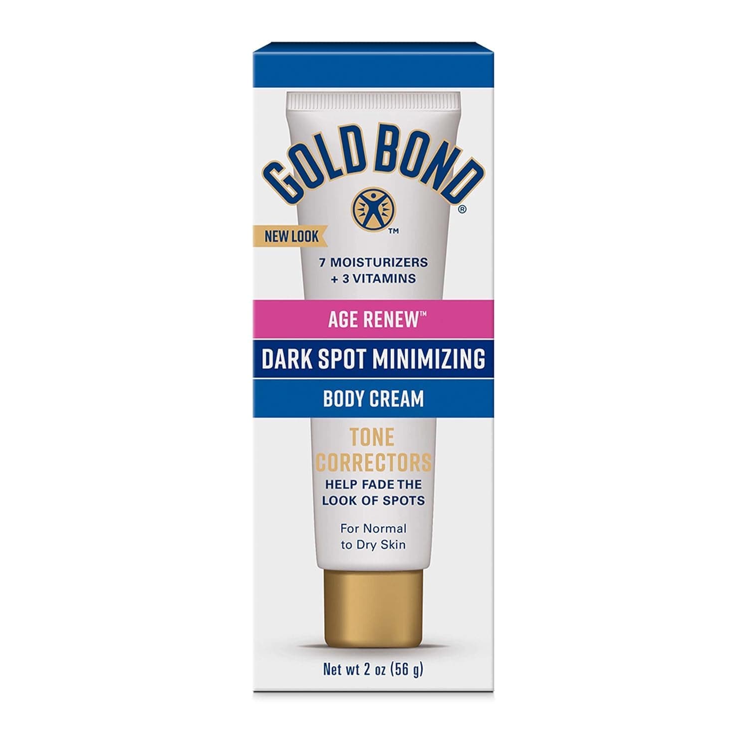 Gold Bond Dark Spot Minimizing Cream, White, Fragrance Free, 2 Ounce