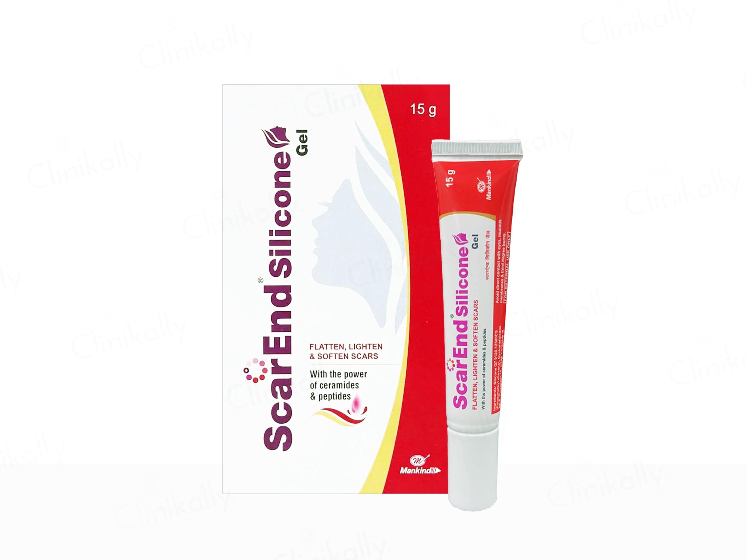 ScarEnd Silicone Gel for Scar Appearance Reduction | Quick-Drying & Invisible Formula | For Surgery, Acne, Injury & Burn Marks | 15g