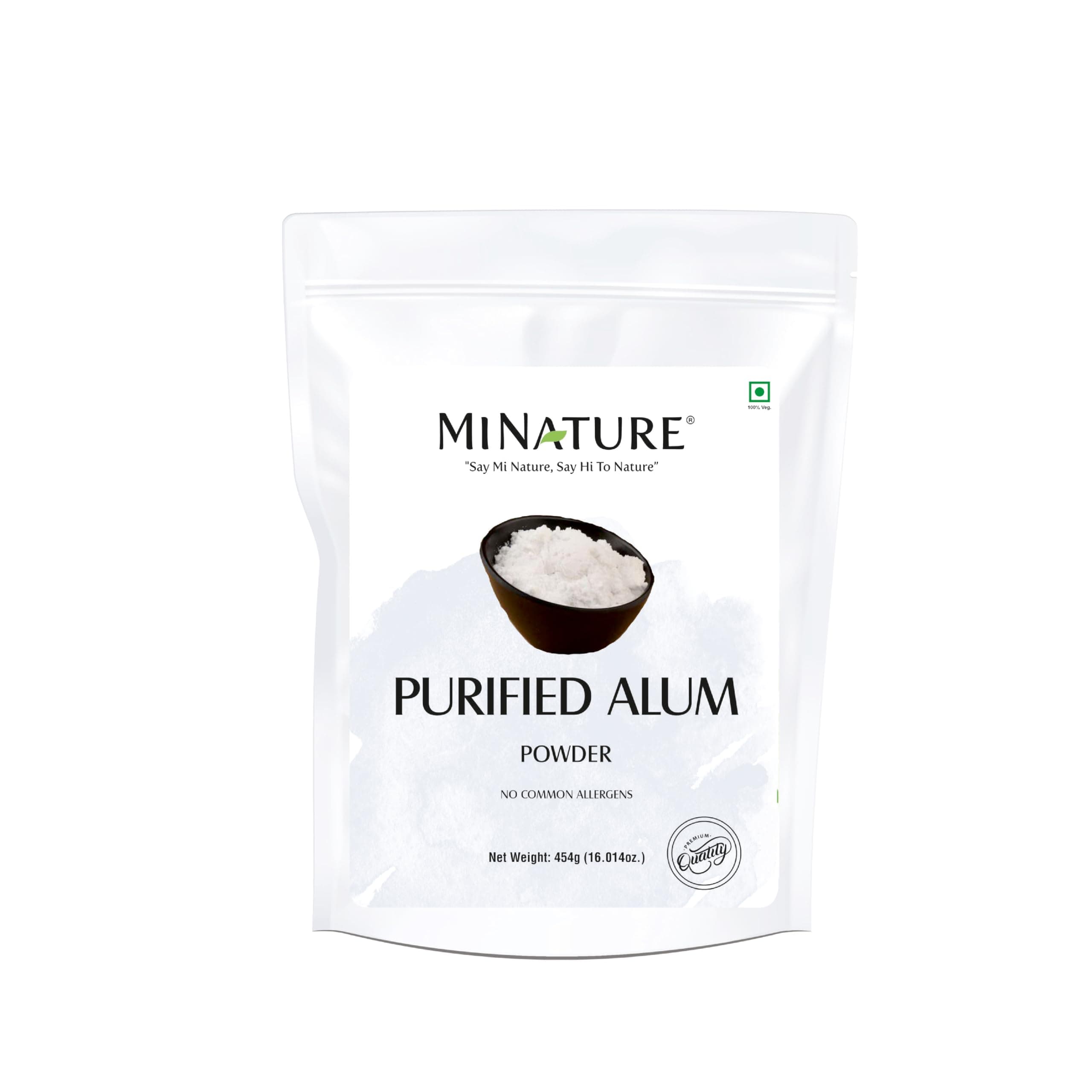 Mi Nature Potassium Alum Powder (Fitkari/Phitkari) 454g (16oz) | 100% Natural Mineral Alum for Skincare, Odor Control & Water Purification | Face Pack for Pore Care | Resealable… | See more