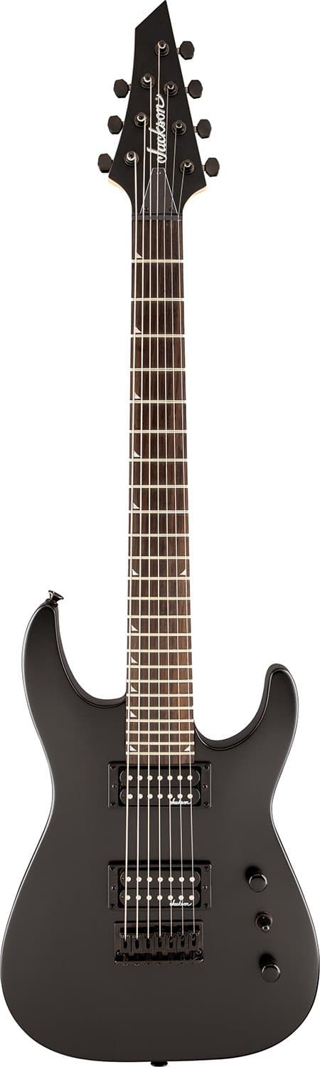 Jackson Electric Guitar Dinky Js 22-7 Dka Ht Arch Top Satin Black 7 String 2910132568 - Bass Wood