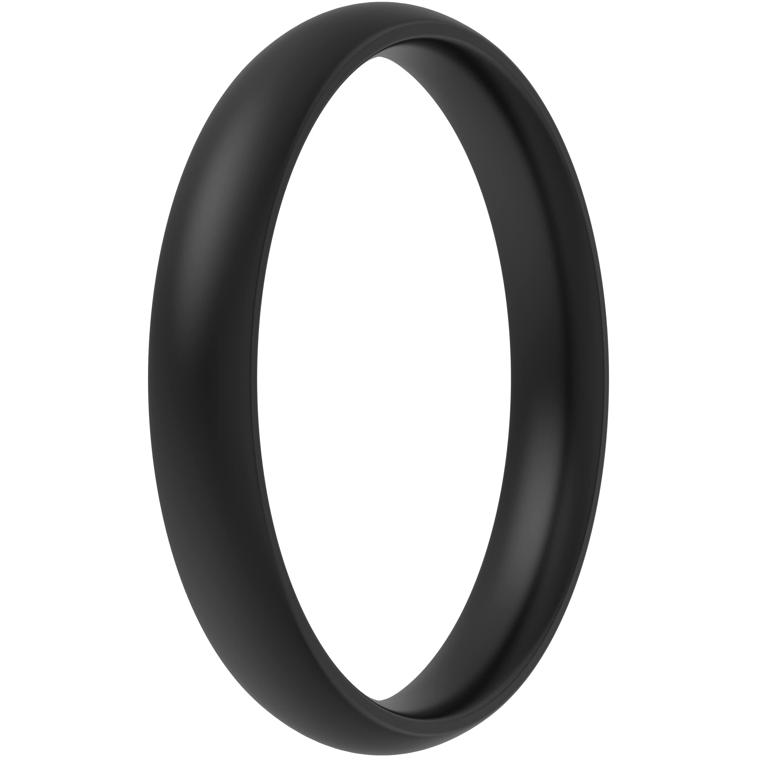 ThunderFit Womens Thin Swivel Rings, 10 Rings / 8 Rings / 4 Rings / 1 Ring - Stackable Silicone Rings - 2.5mm Wide - 2mm Thick