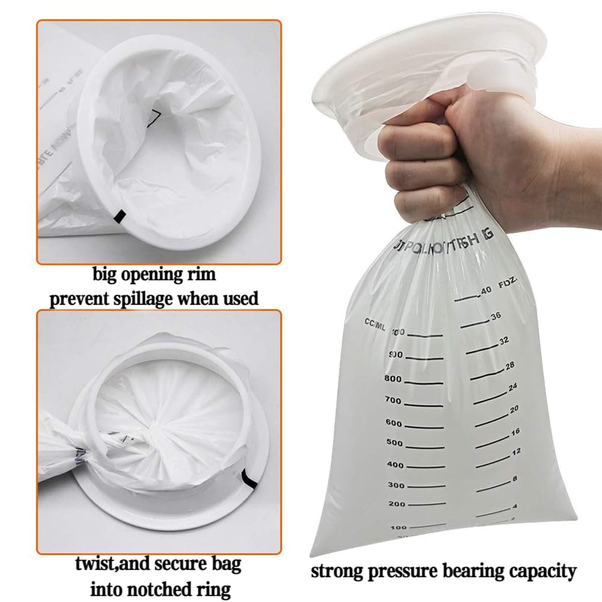 10 Pcs Vomit Bags for Travel, Car and Home