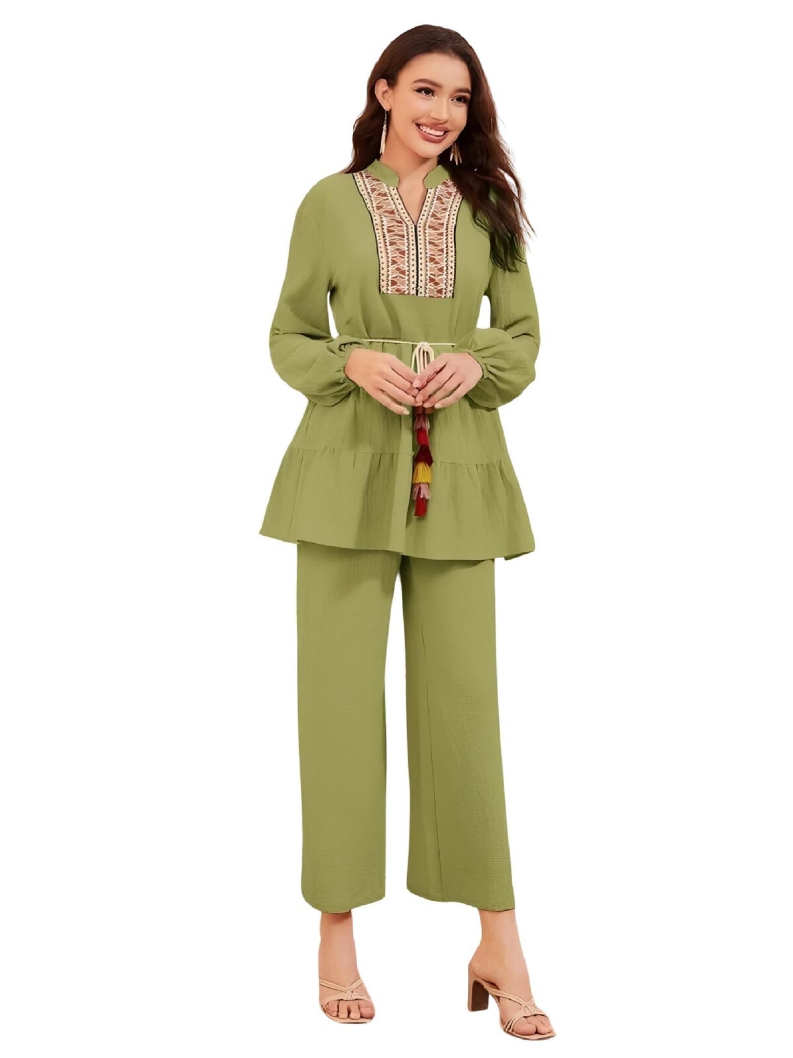 Asmeriyo Women Co-Ord Set || Women 2 Pic Stylish Kurta Set (K-207-A-B)