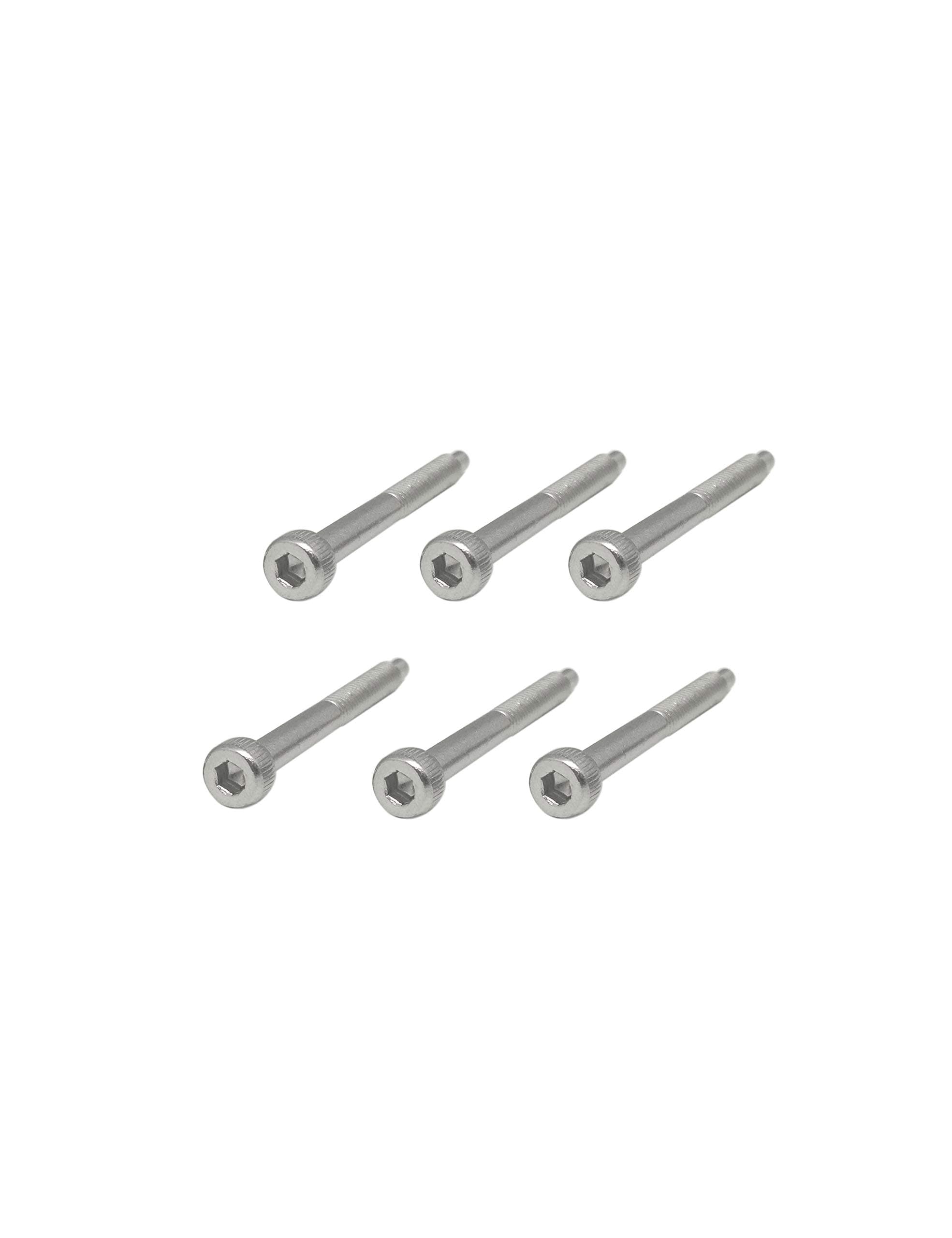 Guyker 6 Pcs String Lock Screws, 3 Pcs Locking Nut Screws and 6 Pcs Saddle Mounting Screws for FR Tremolo System Bridge Electric Guitar