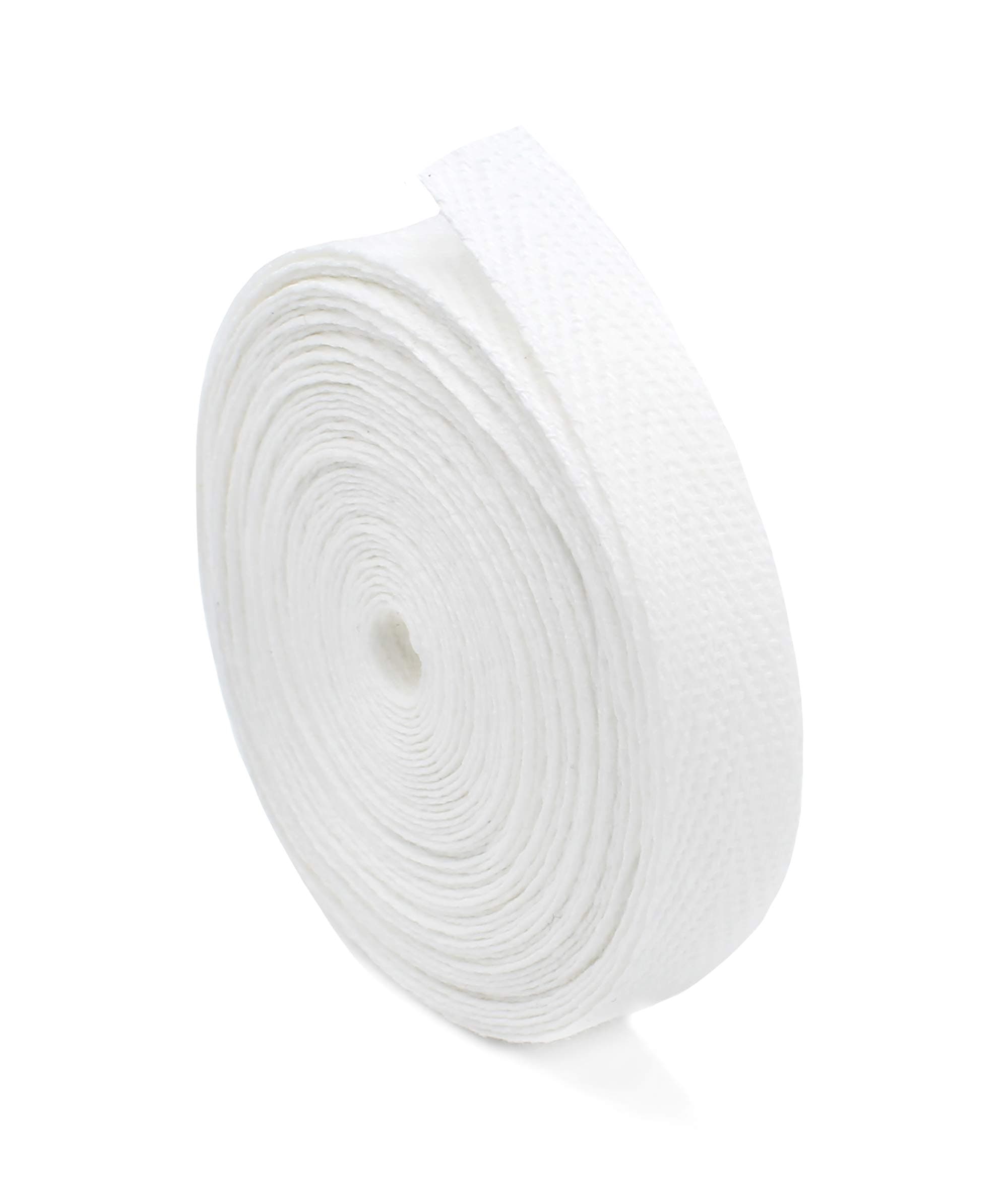 3/4" Cotton Twill Tape - White - 5 Yards