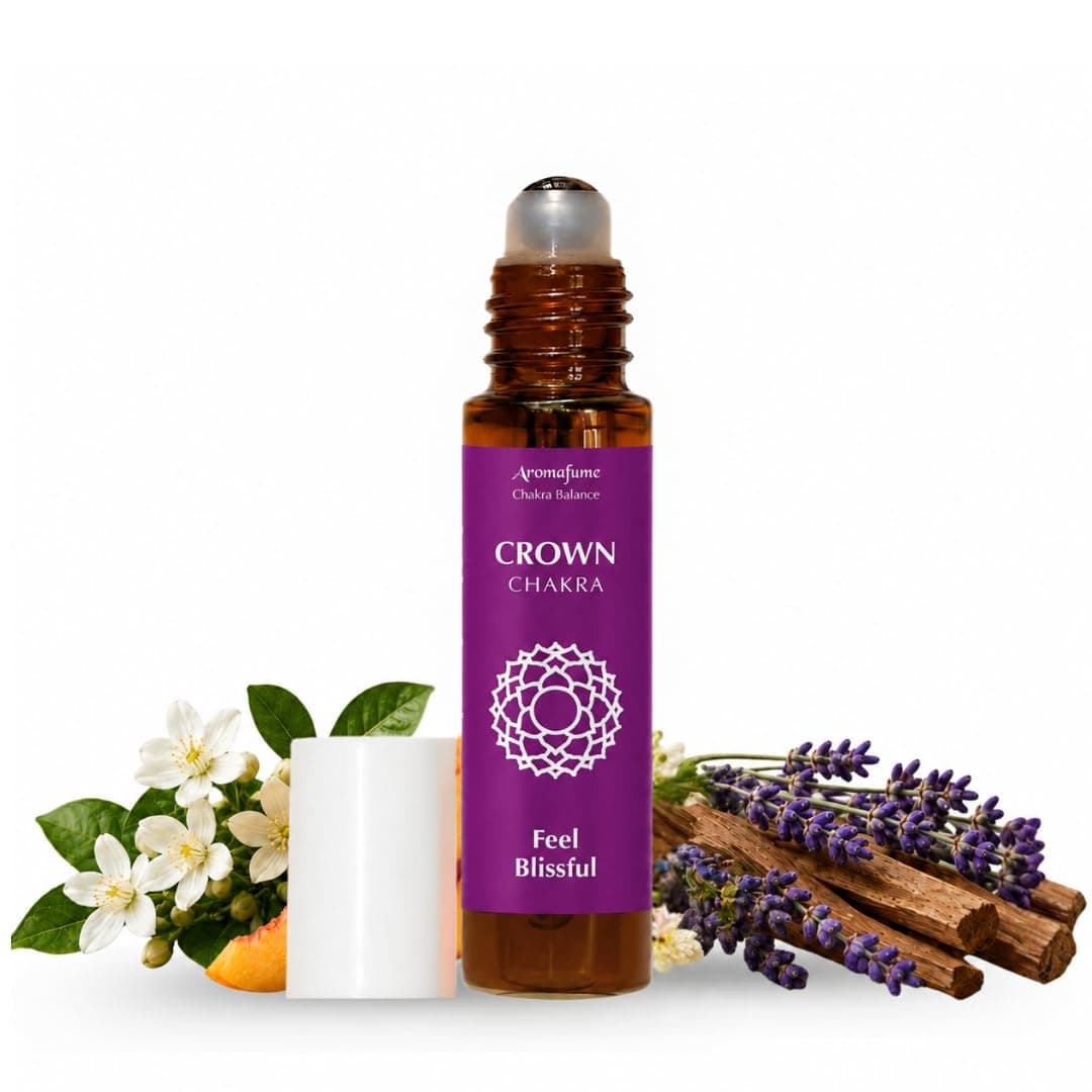Sandalwood & Peach Crown Chakra Essential Oil Roll-On Blend by Aromafume