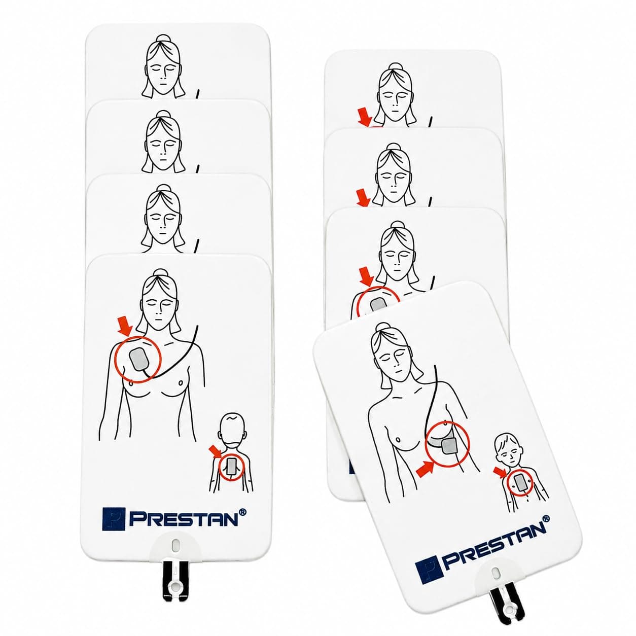 Prestan Products Prestan CPR AED Training Pads (Pack with 4 Sets)