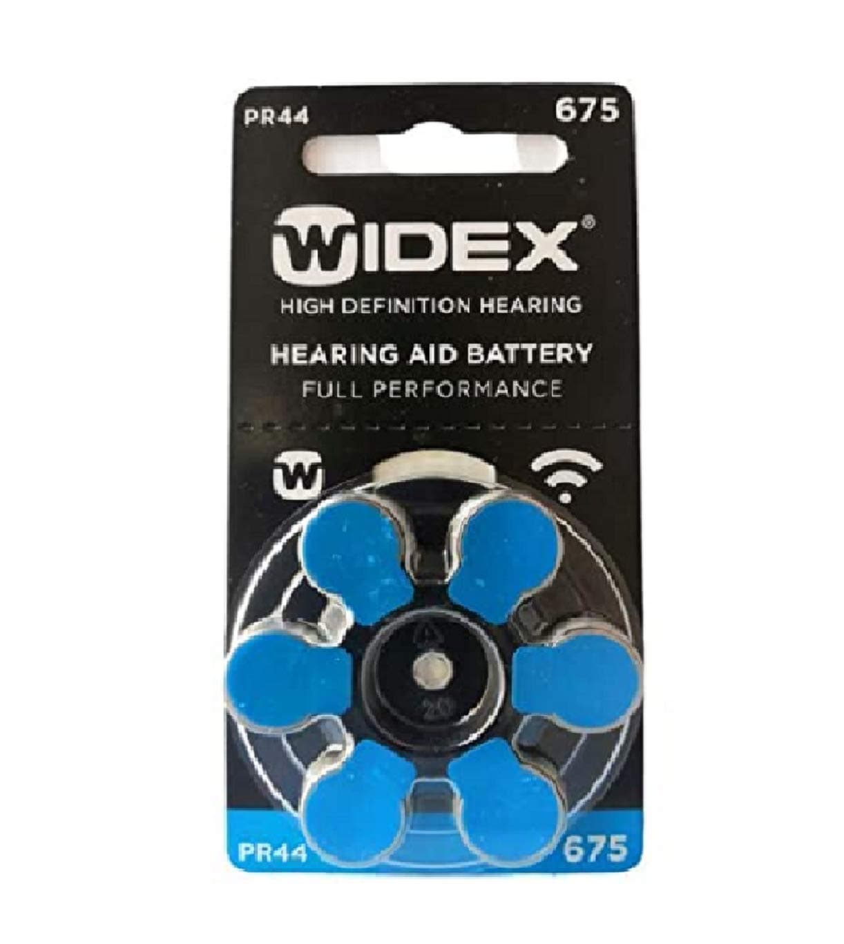 Widex hearing aid battery Size 675 (PR44) (6 Packets = 36 batteries)