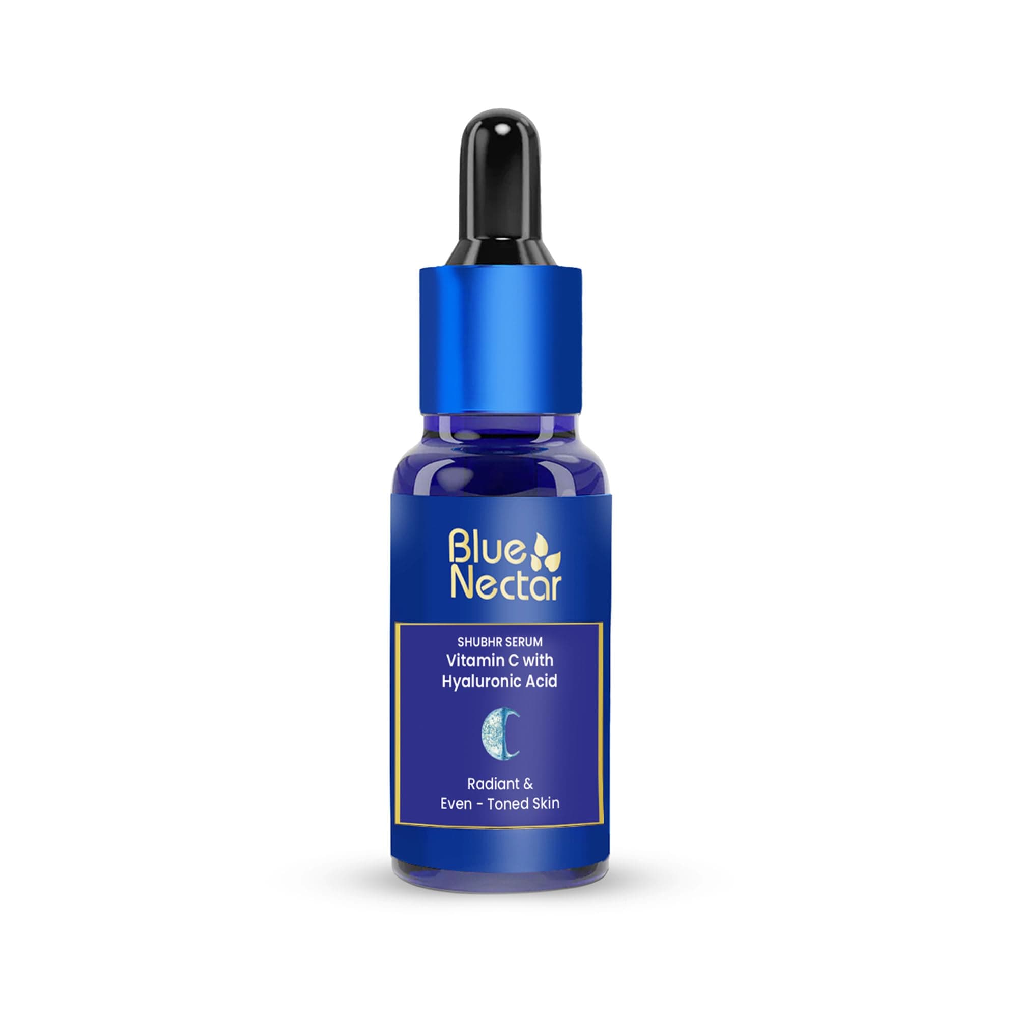 Blue Nectar Plant Based Vitamin C Face Serum for Glowing Skin 100 Natural Hyaluronic Acid Serum Ayurvedic Serum for Women Men 9 Herbs 30 ml