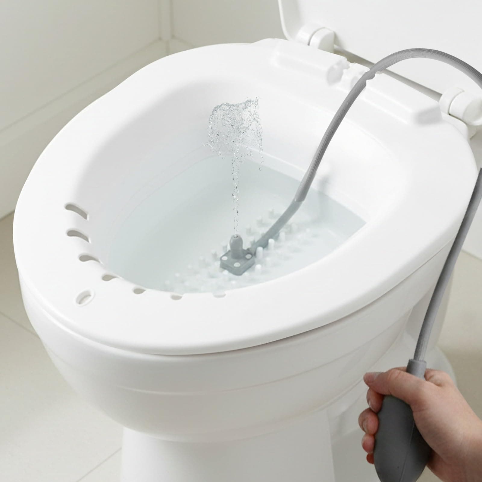 THE HEAL COMPANY Sitz Bath Tub for Hemorrhoid, Piles, Fissure, After Delivery. Sitz Bath Tub for Adults. Hip Bath Tub for Western Toilet