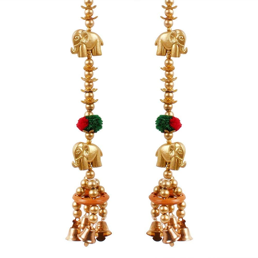 Abhyuday Store Vintage Door Hanging-Wall Decoration For Main Door And Living Room Decoration (Size:1X28X1 Inch) Gold