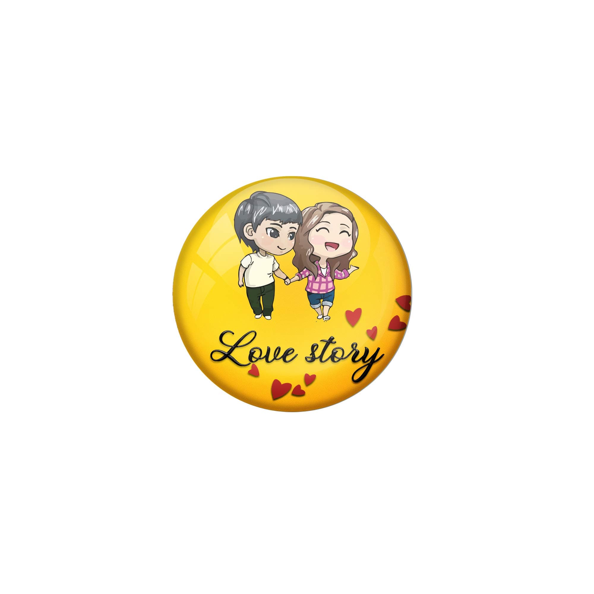 AVI 58mm Regular Size Valentines Day Theme Fridge Magnets Love Story Fridge Magnet MR8000924