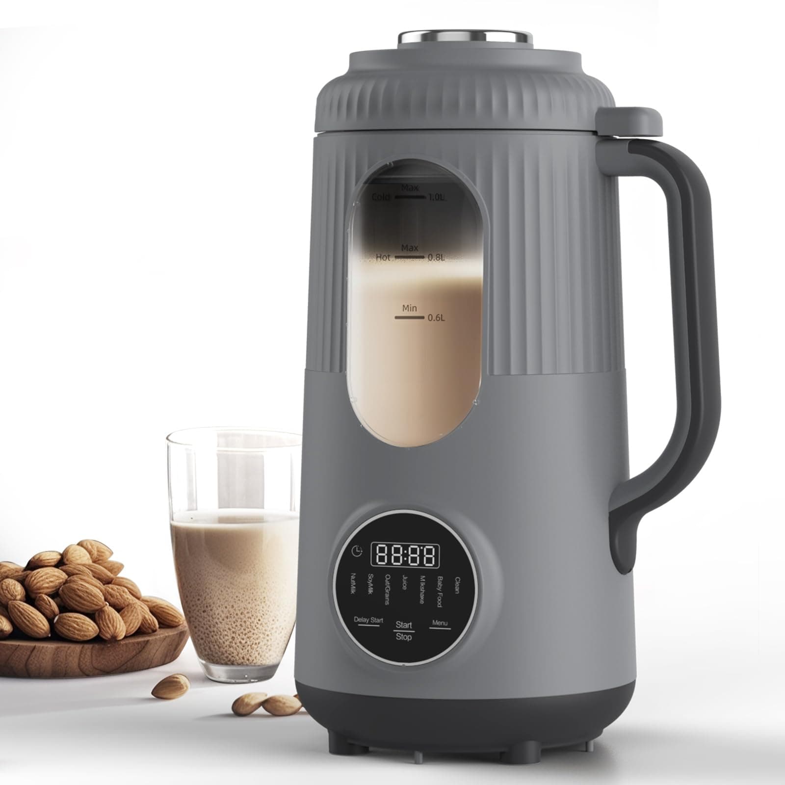 Zopehan Nut Milk Maker Machine Almond, Oat, Soy, Plant-Based Milk and Dairy Free Beverages