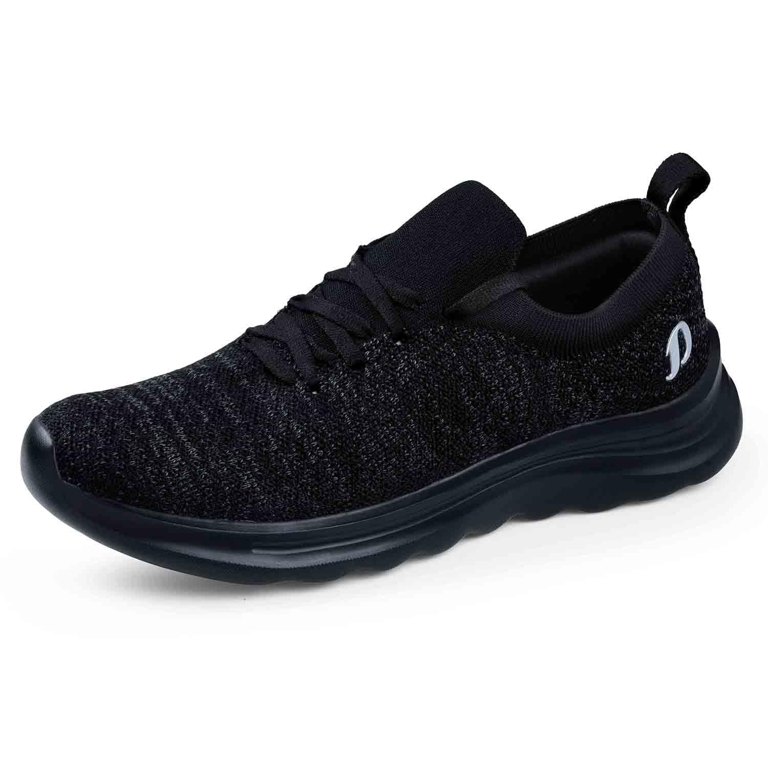 DOCTOR EXTRA SOFT Men’s Running & Walking Shoes Lightweight Comfortable Slip-On Sports Sneakers with Memory Foam Cushion, Breathable Knitted Upper, Anti-Slip Sole Flexible Gym Training Shoes D-2013