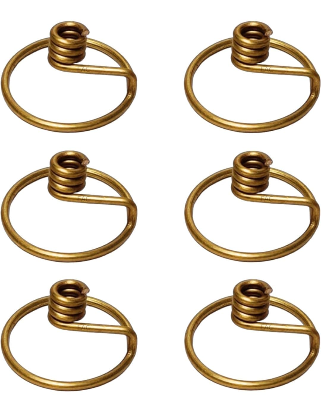Listant Enterprises Pure Brass Niranjan Kadi – Elegant Wick Holder for Diya and Oil Lamps, Perfect for Traditional Lighting and Spiritual Rituals, Thiri Stand for Deepak (Pack 0f 6)