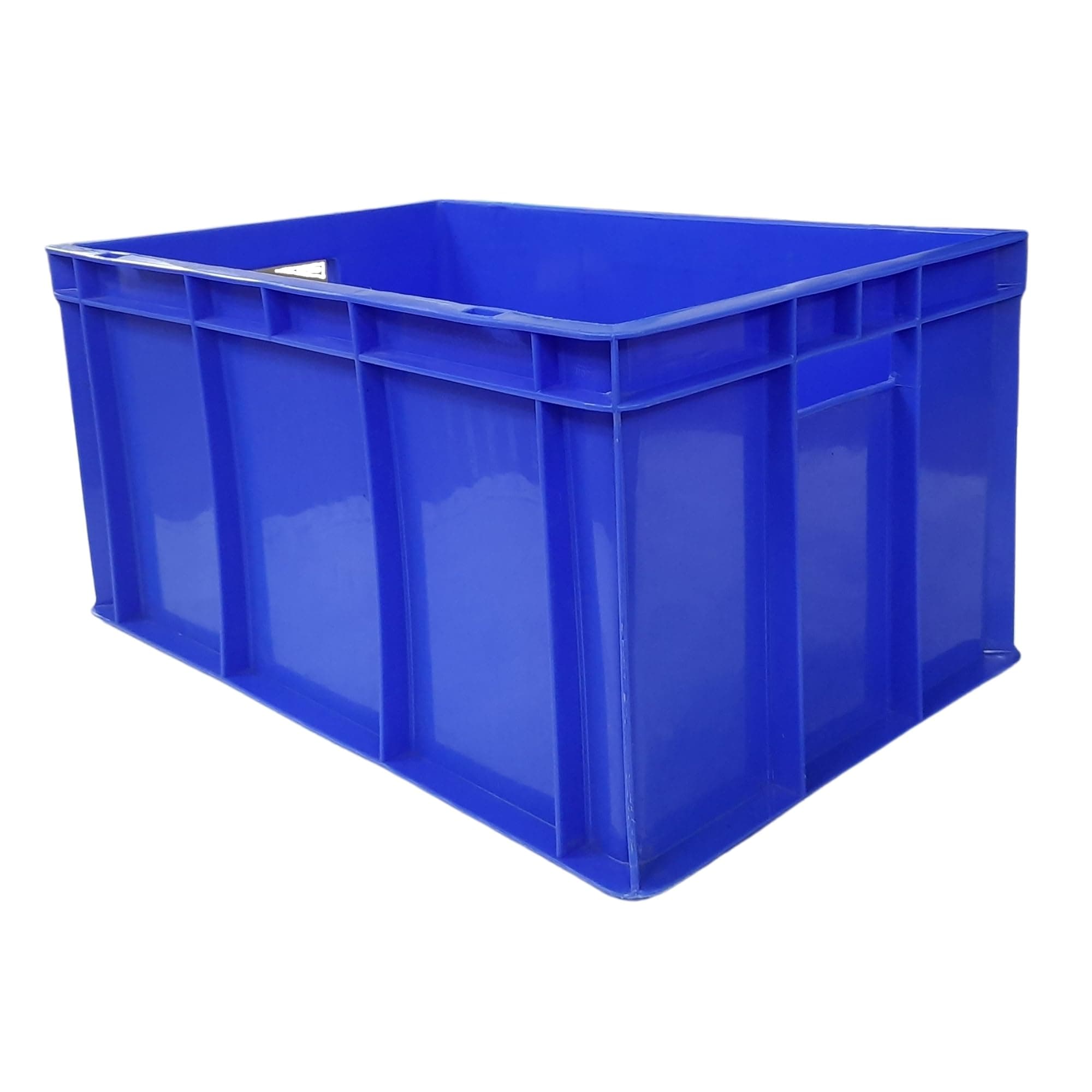 SINGHAL Multipurpose Plastic Crate 500x325x250 mm | Heavy Duty Large Storage Basket Bin for Home, Office, Warehouse, Vegetables, Fruits