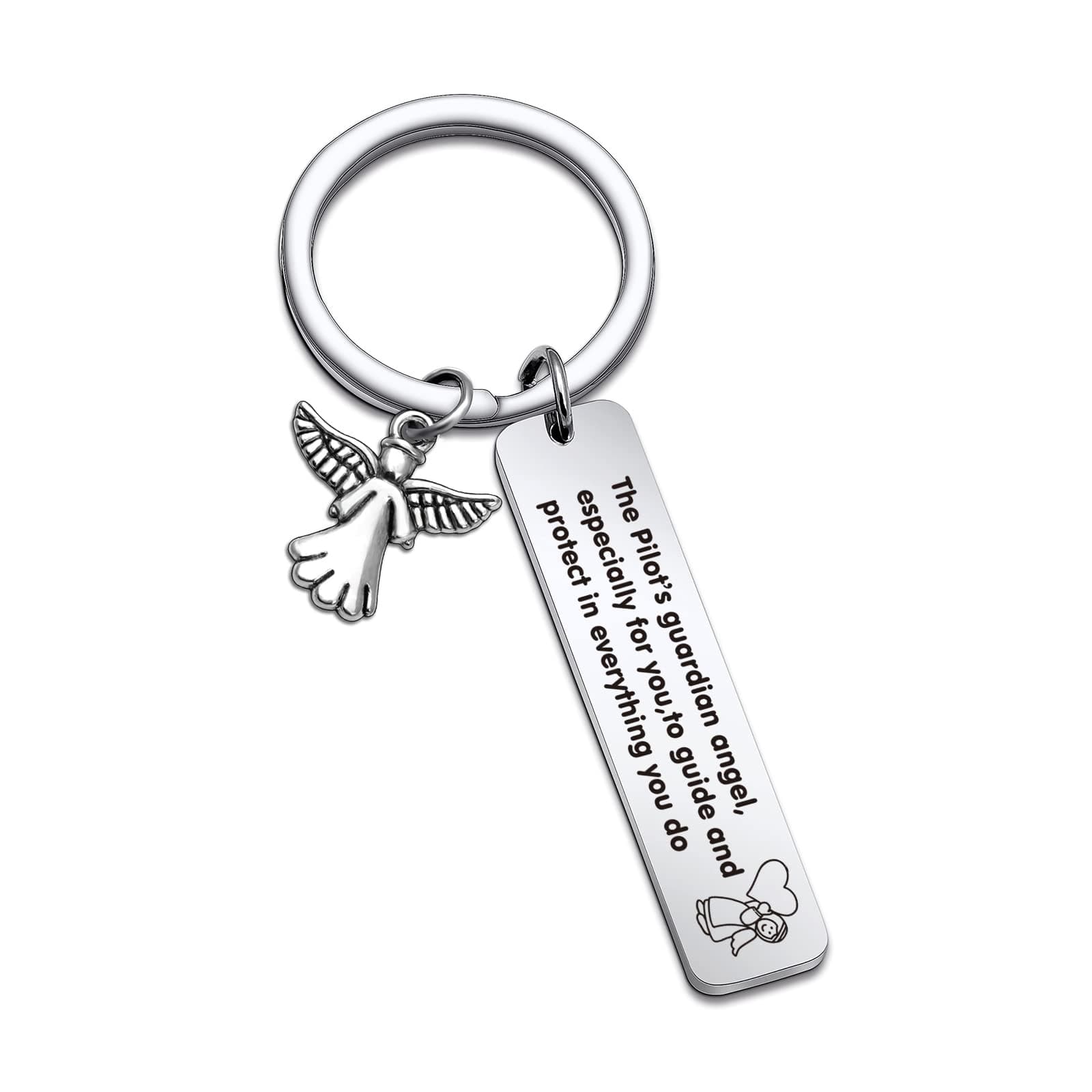 NOTHERS RSZOTW Pilot Prayer Keychain Pilot Aviation Gift Travel Safe Gift Safe Travel Keychain Pilot Gift Pilot Keychain, Pilot Keychain, Standard