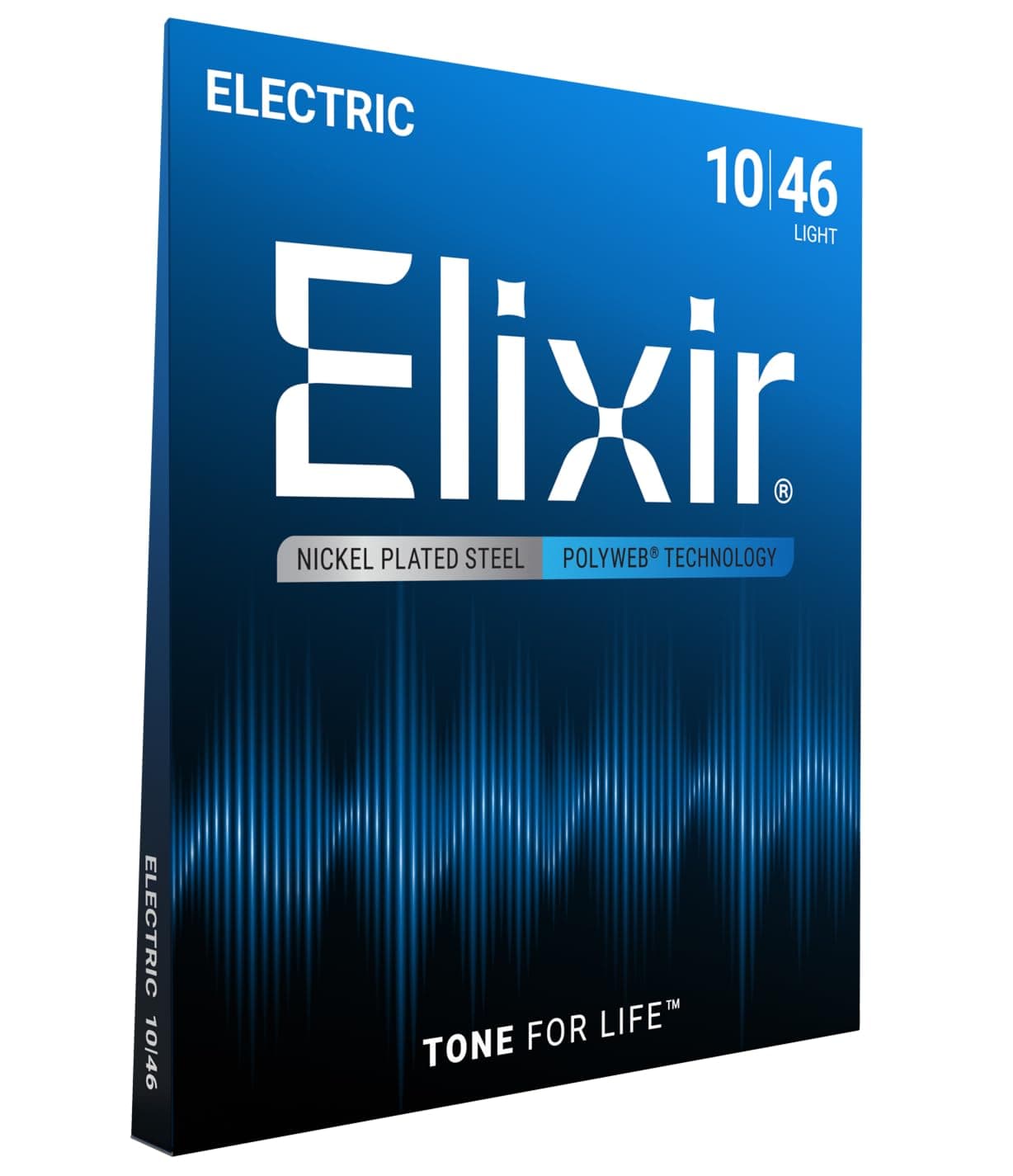 Elixir Strings Electric Guitar Strings, 6 String, Light POLYWEB Coating