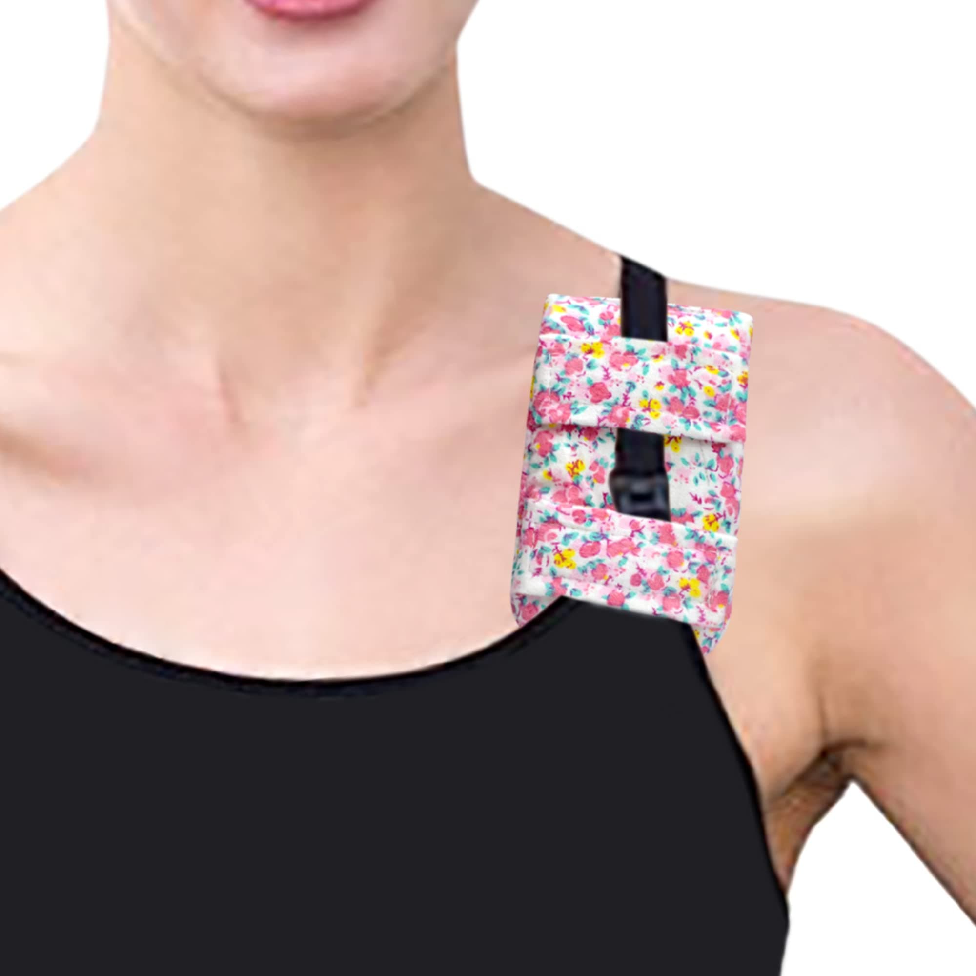 2 Pack Pacemaker Pillow Post-Surgery Bra Strap Pads for Pacemaker Heart Surgery Chest Port Protection and Comfort