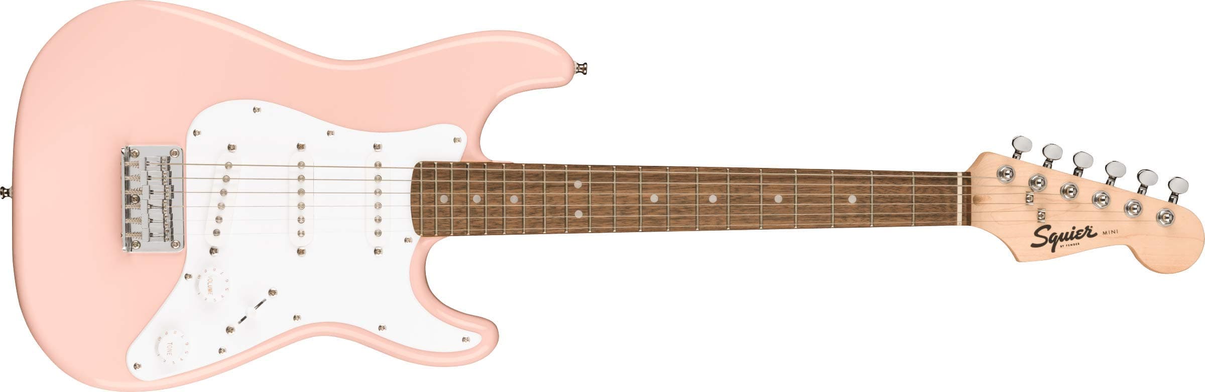 Fender Poplar Wood Squier Mini Stratocaster Shell Pink