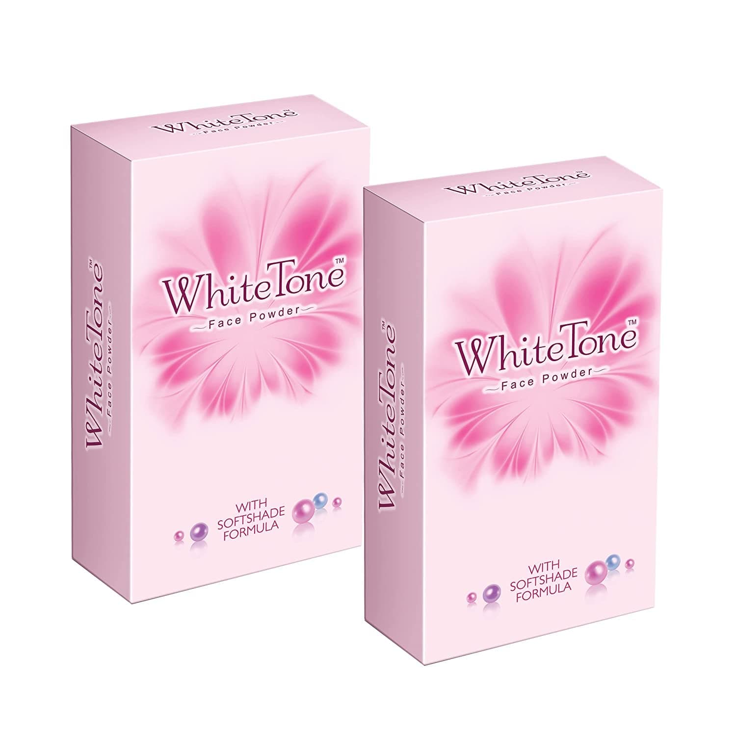 White Tone Face Powder for Women, Get Oil-Free, Even-Toned Skin Instantly, 75g (Pack of 2)
