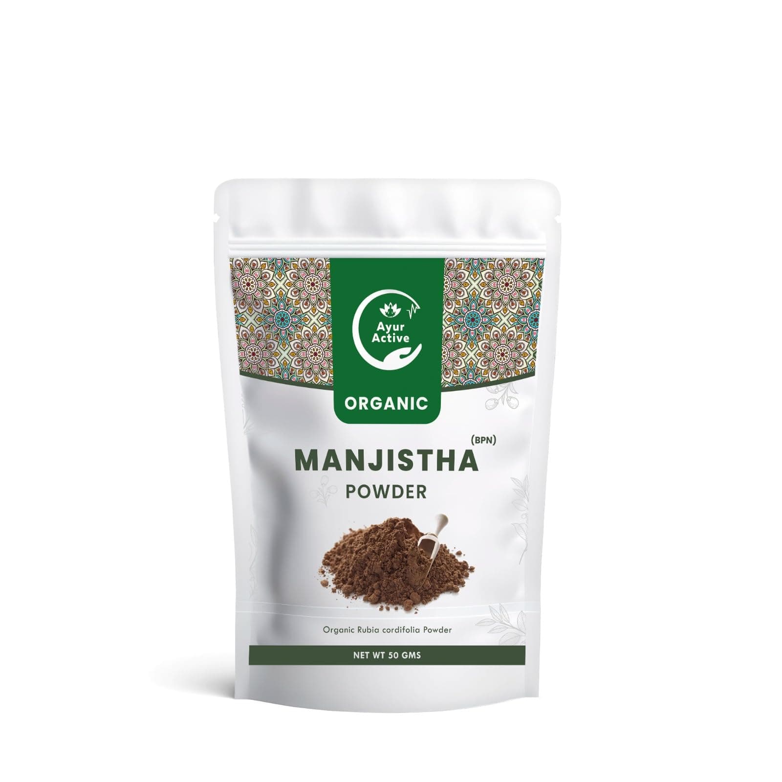 Manjistha Powder FOR SKIN (RUBIA CORDIFOLIA)- 100% Organic Ayurvedic Supplement