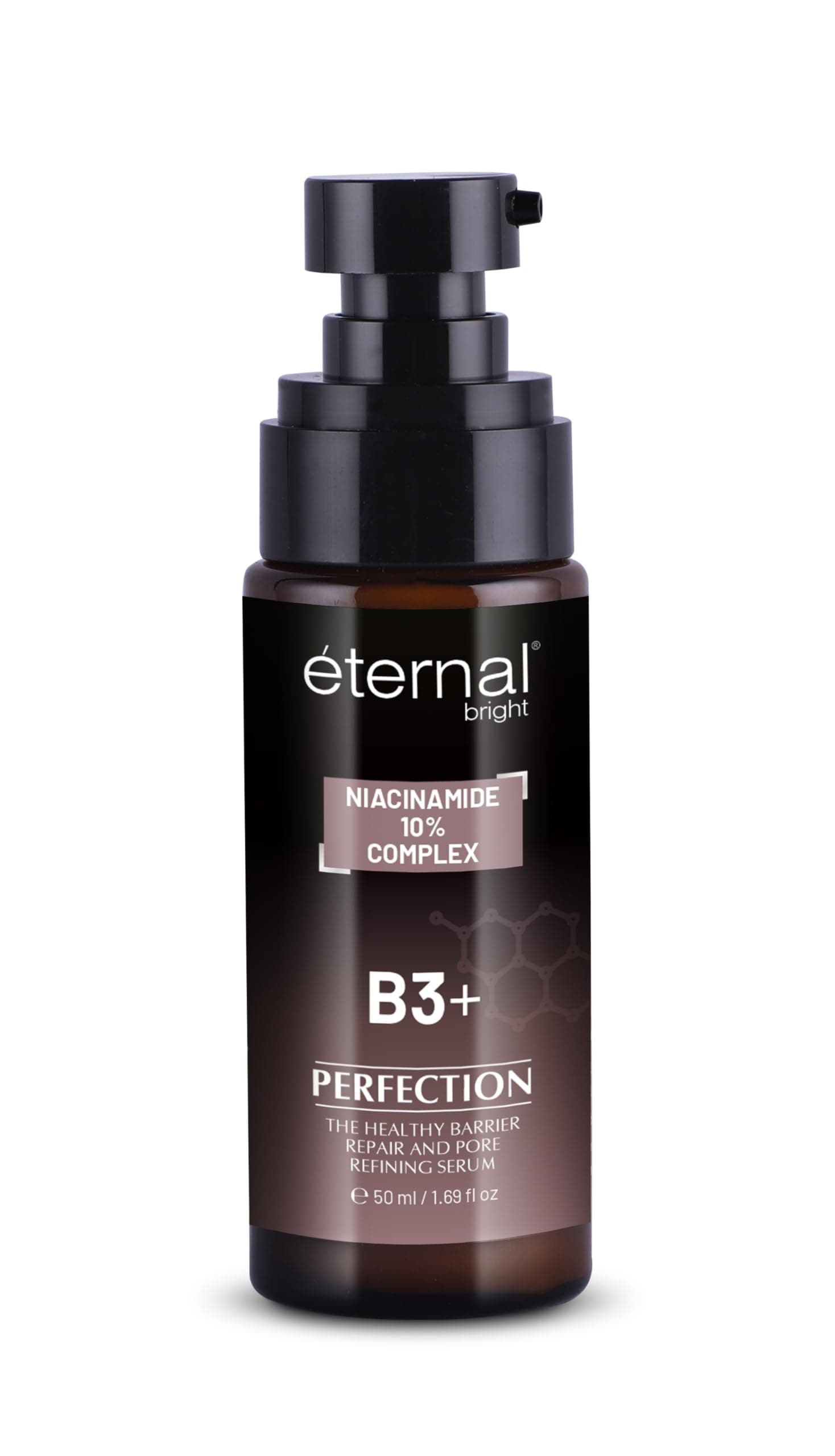 Eternal Bright Niacinamide Serum | 10% Niacinamide + Zinc PCA + D-Panthenol | Pore Minimizer, Oil Control, Skin Barrier & Acne Marks | All Skin Types | 50ml