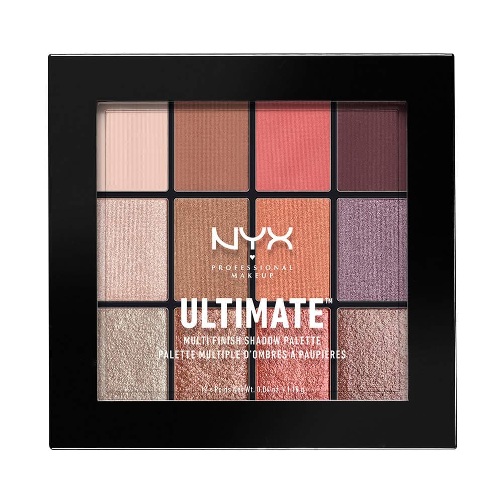 Nyx Professional Makeup Ultimate Shadow Palette, Multi Finish Sugar High, 1.18g