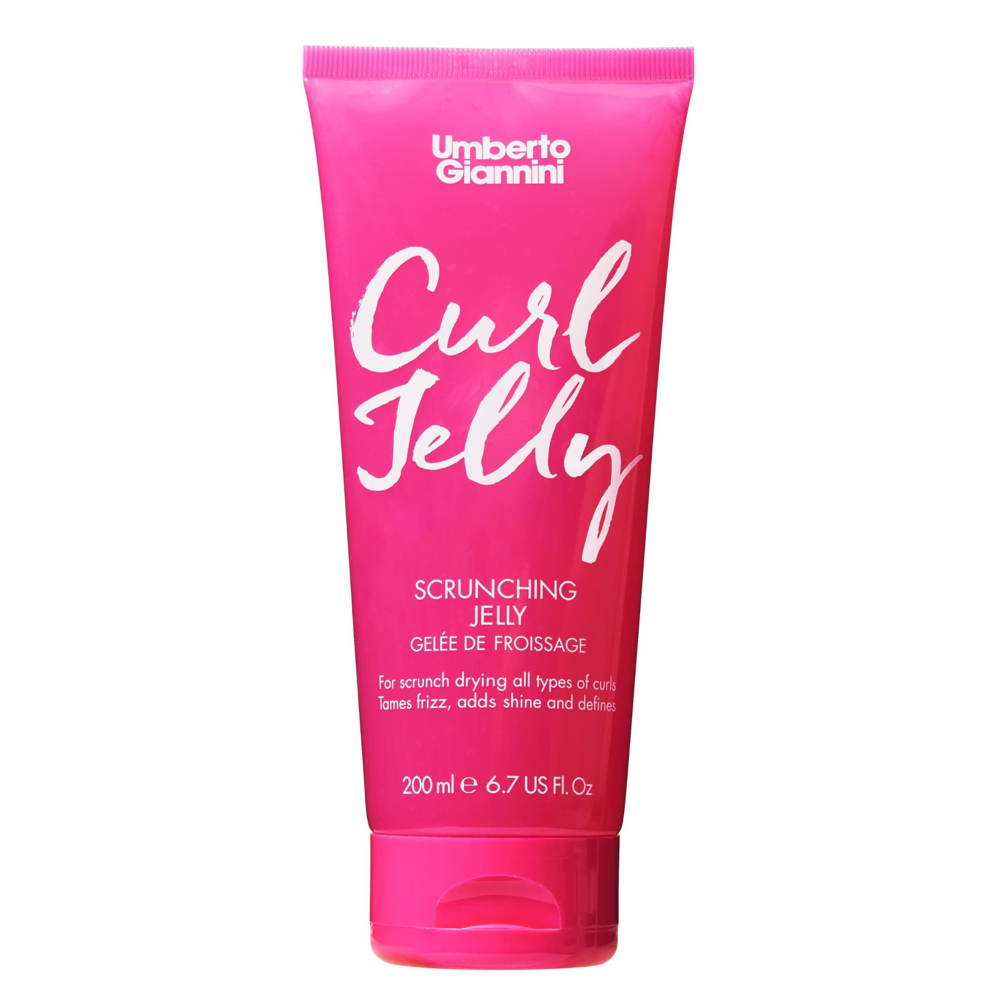 Umberto Giannini Curl Jelly Scrunching Gel| For All Types Of Curls & Waves, Tames Frizz. Adds Shine & Defines | Vegan, Cruelty Free - 200 Ml (Pack Of 1)