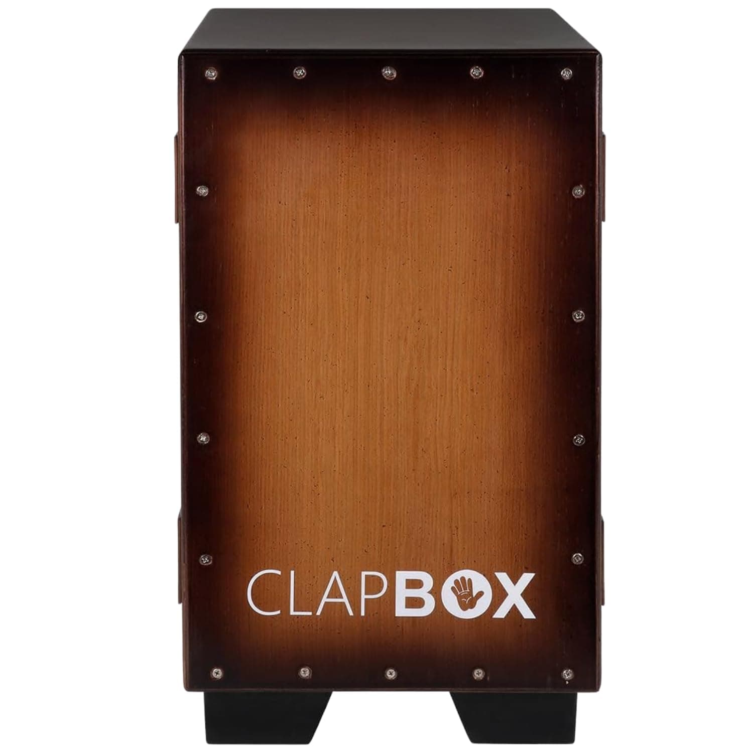 Clapbox Cajon CB45 -Crate Design, Birch Wood (H:50 W:30 L:30) - 3 Internal Snares, Deep Bass tone.