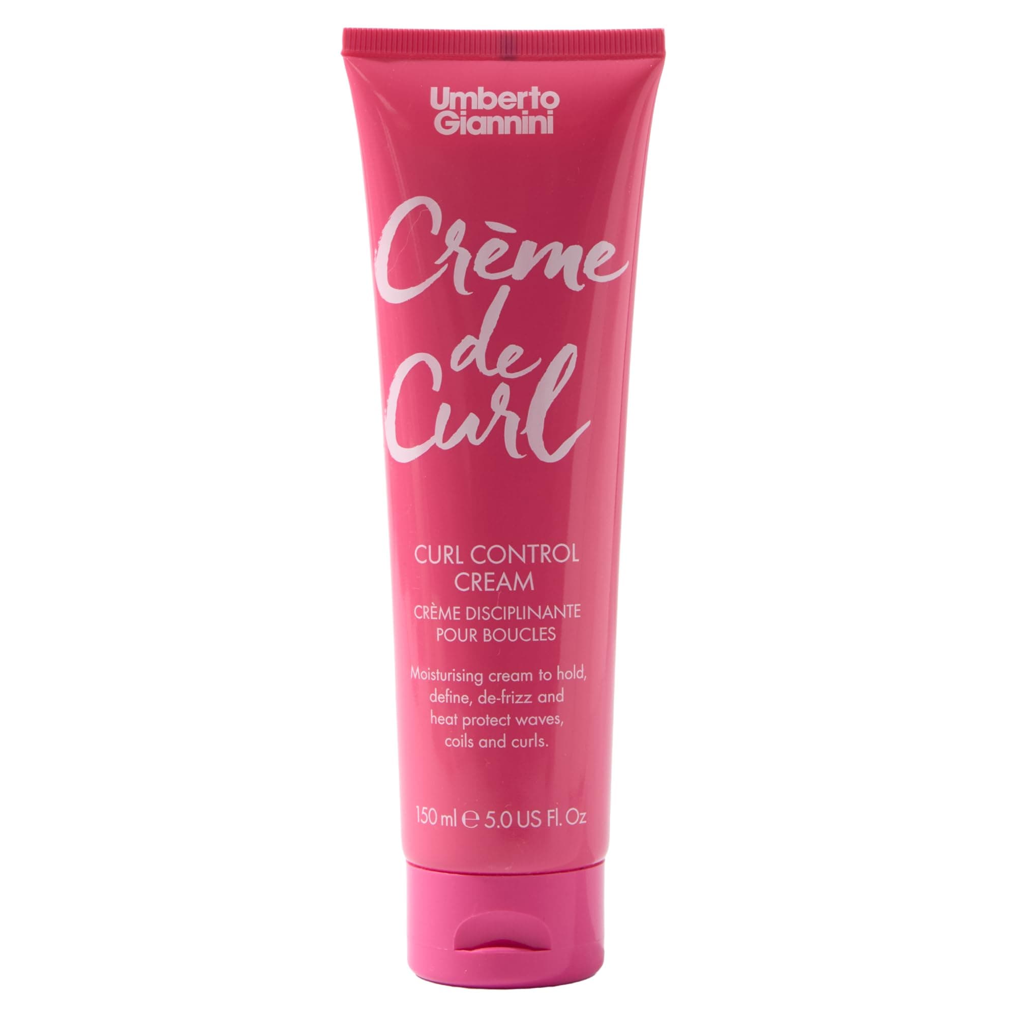Umberto Giannini Crème de Curl Control Cream 150 ml | Hydrating Definition & Frizz Control | Built-in Heat Protection | For Waves, Curls & Coils | Imported from UK